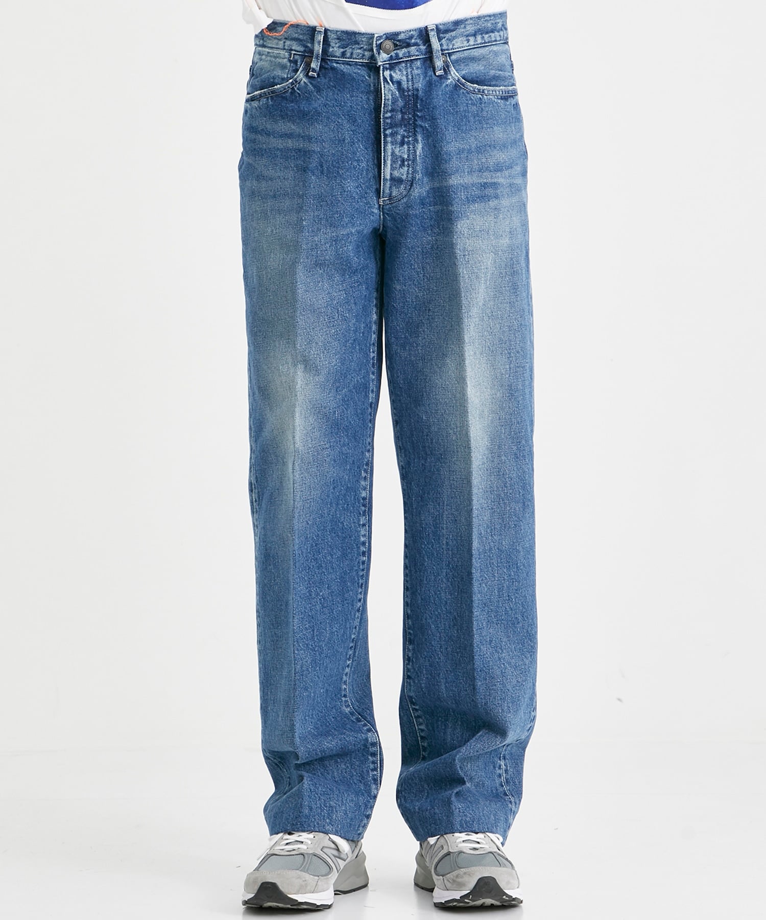 EX.THE JEAN TROUSERS VINTAGE BLUE TANAKA