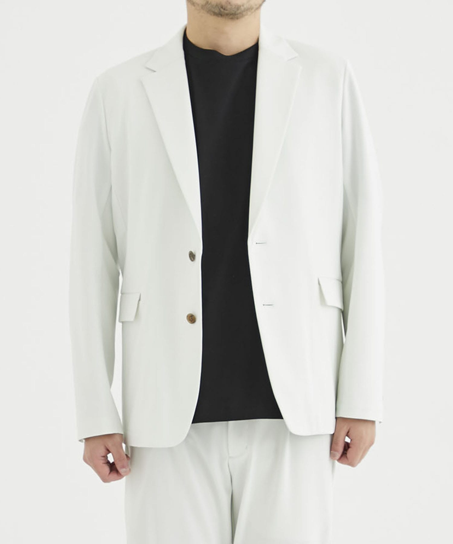 Washable High Function Jersey Shape Jacket(44 WHITE): THE TOKYO ...