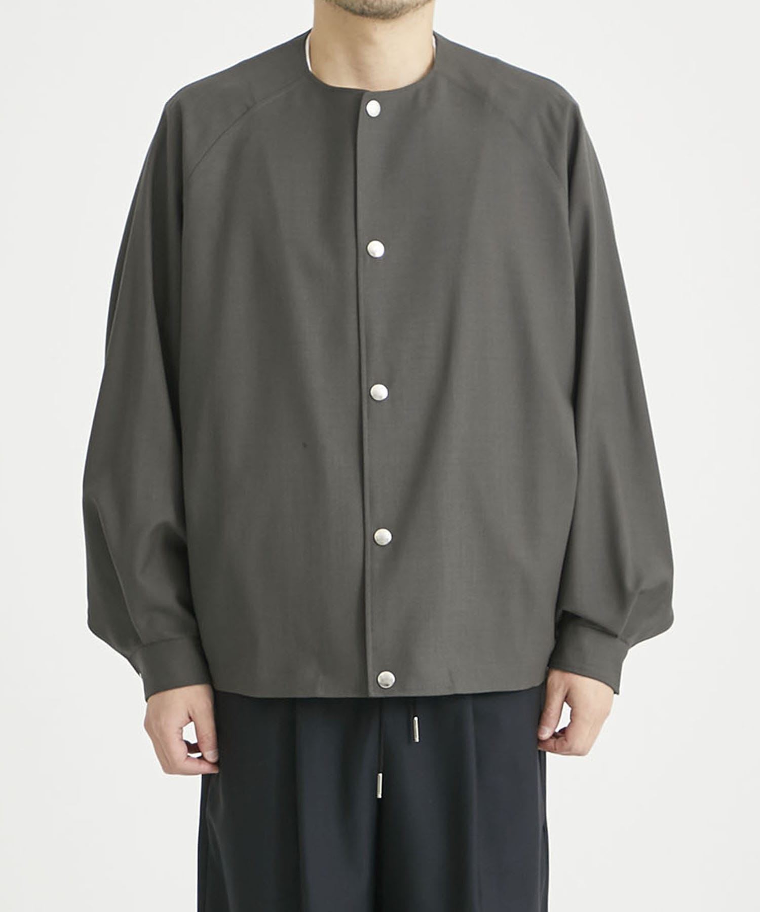 RERACS COLLARLESS BLOUSON THE RERACS
