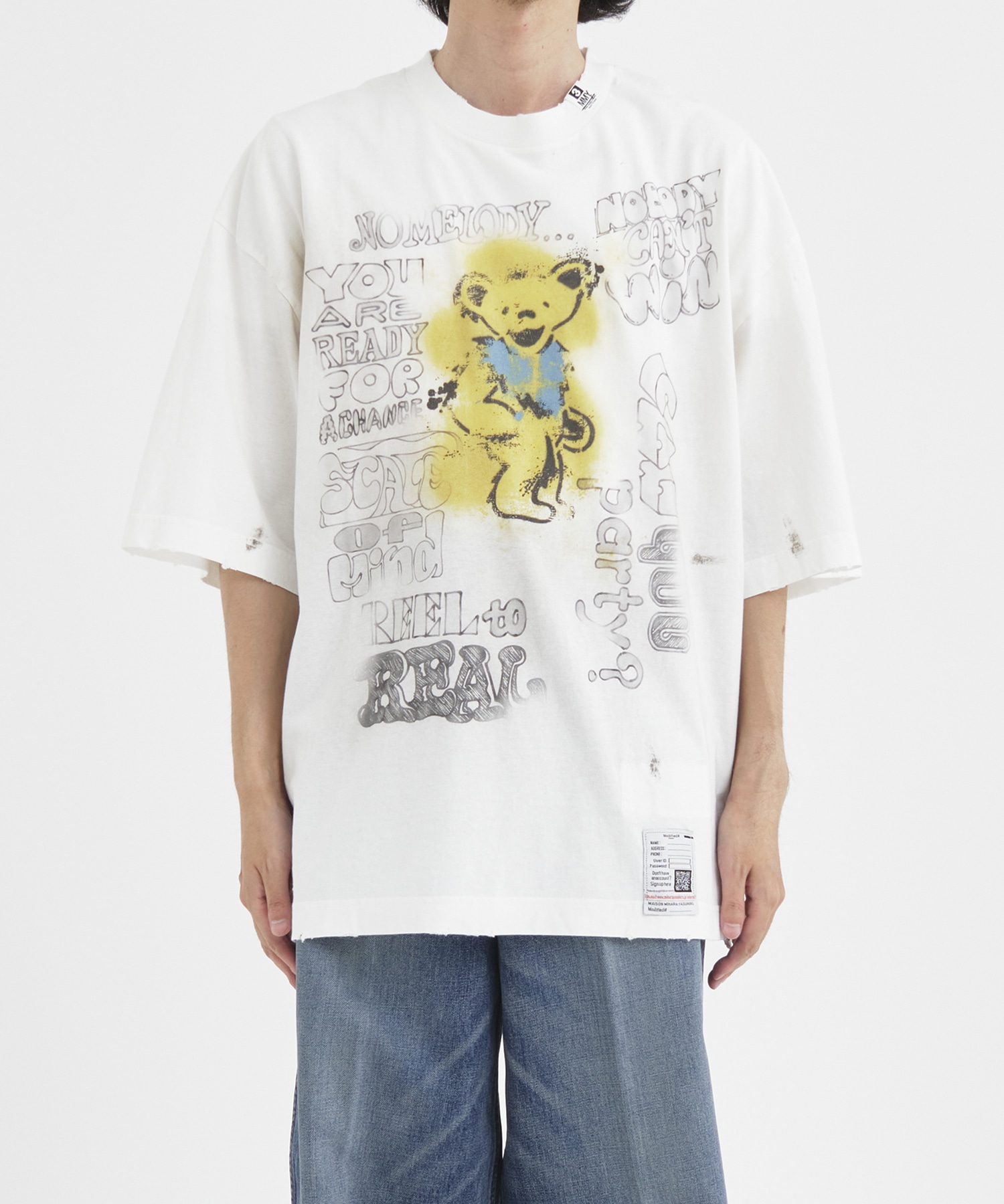 Distressed Tee ｜ MIHARAYASUHIRO