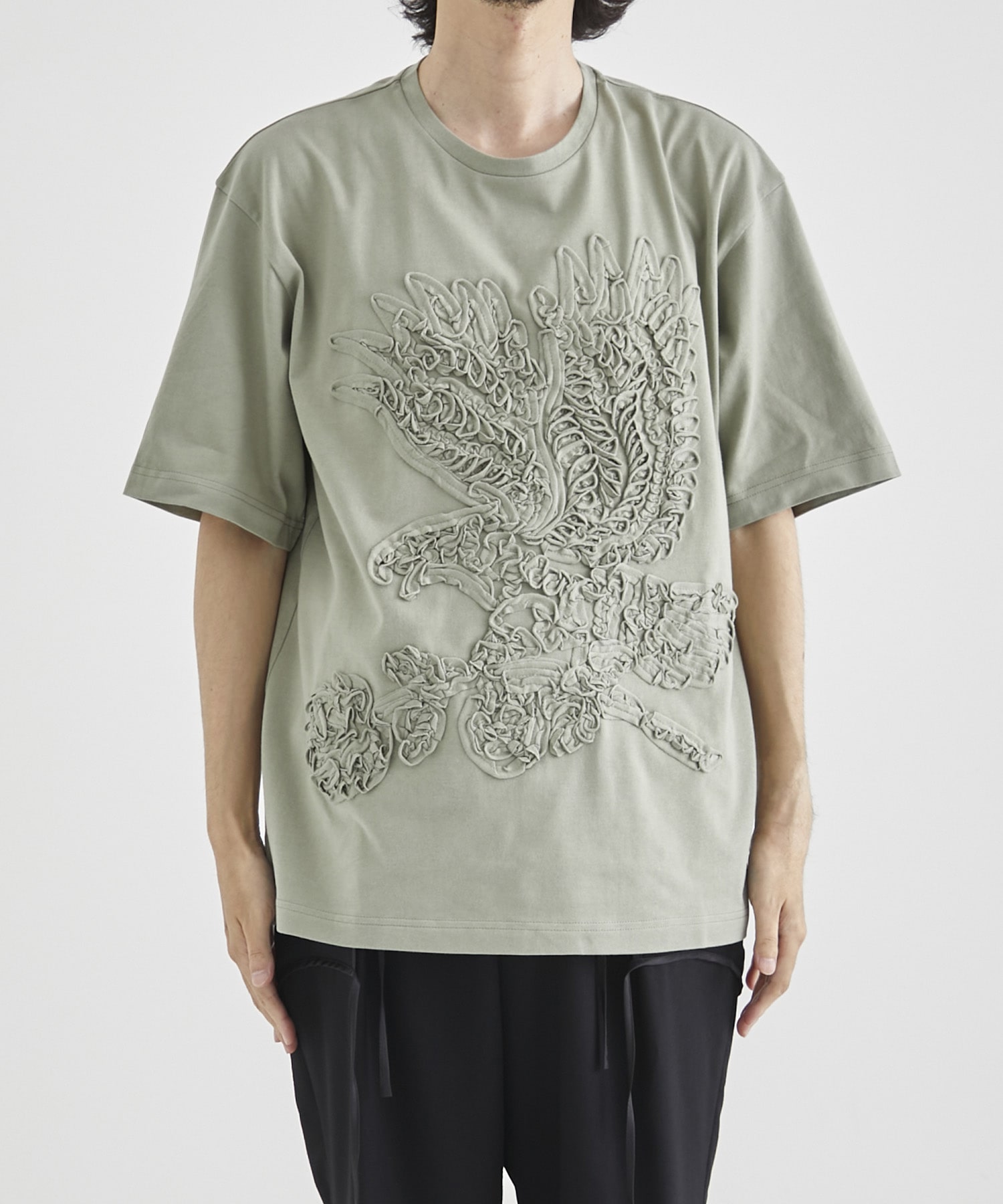 TAPE EMBROIDERY TEE ｜ TAAKK