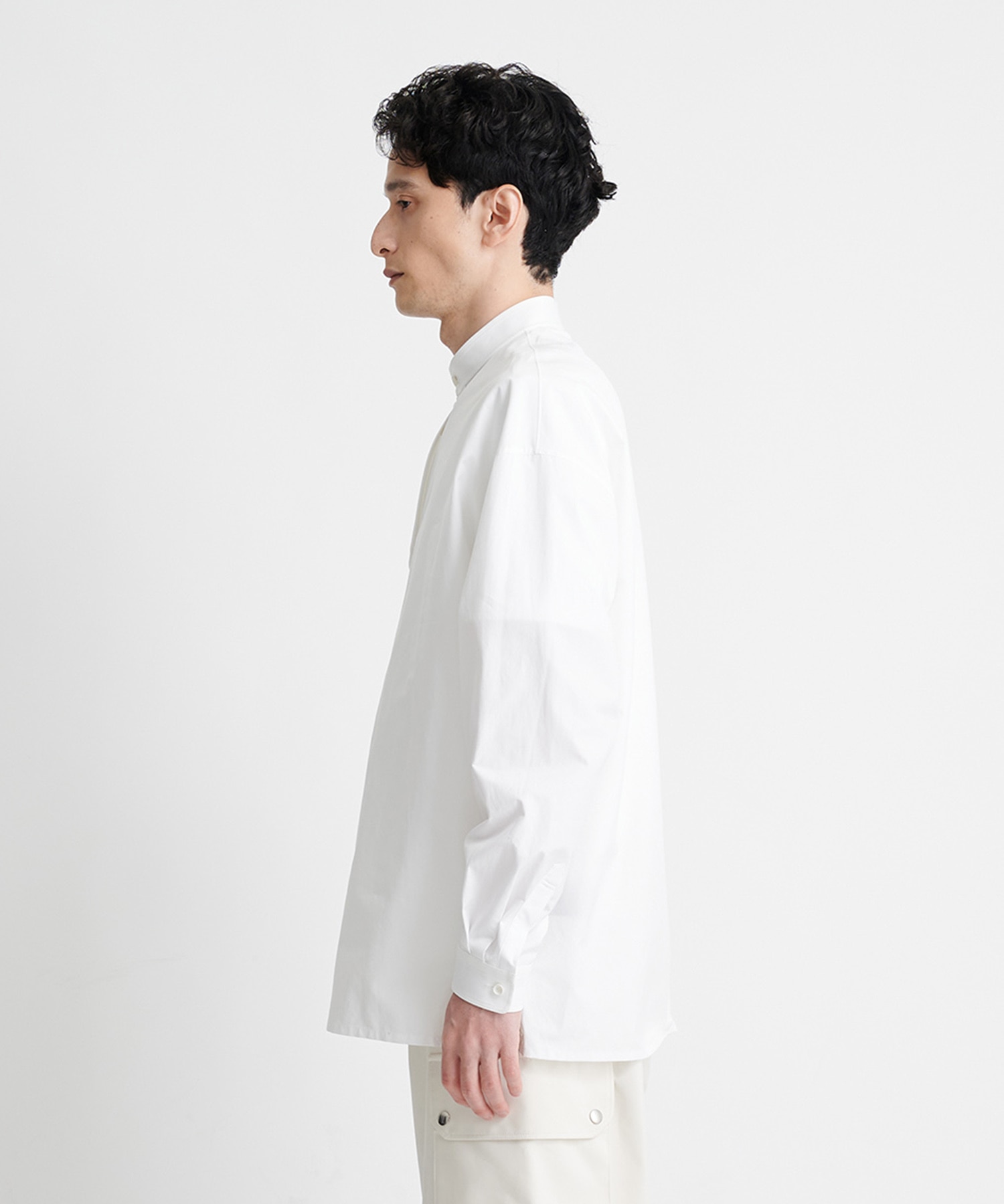 THE PLACKET SHIRT(48 WHITE): THE RERACS: MENS｜THE TOKYO ONLINE STORE