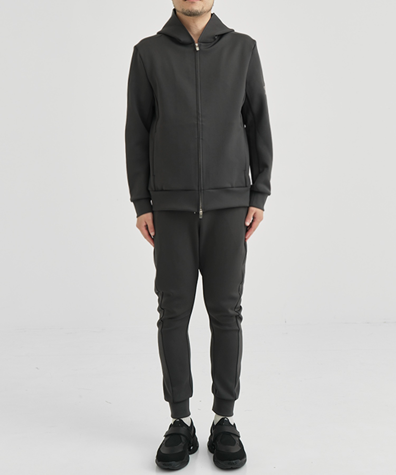 STRETCH SMOOTH ZIP UP HOODIE ｜ ATTACHMENT