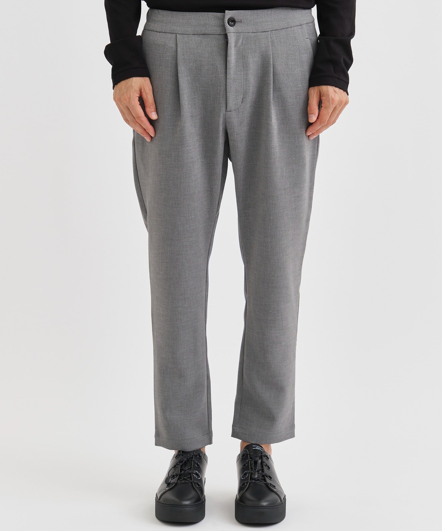 STRETCH DOUBLE CLOTH EASY TROUSERS ｜ ATTACHMENT