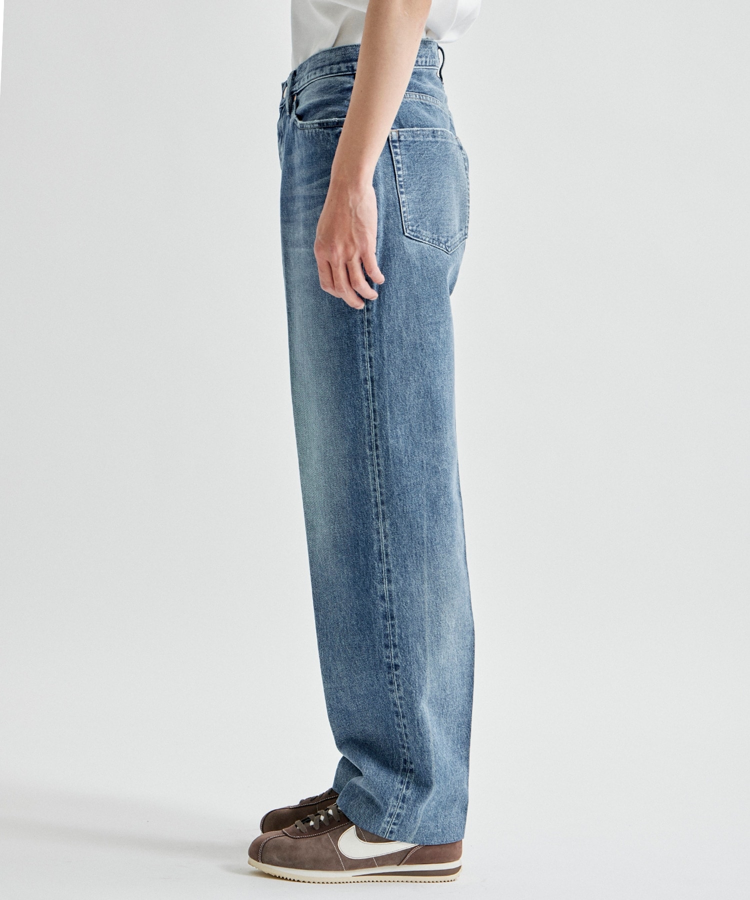 THE JEAN TROUSERS VINTAGE BLUE | TANAKA