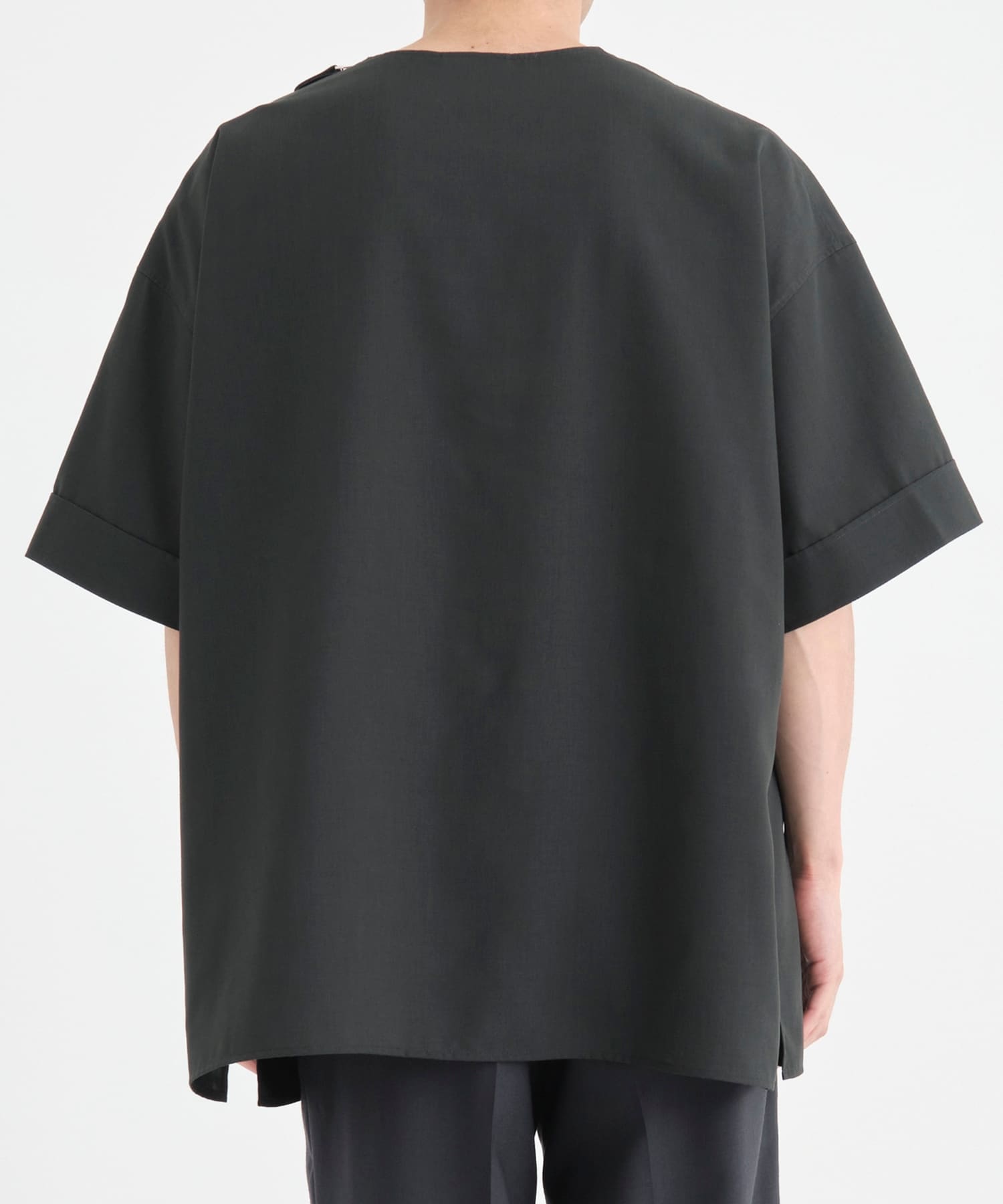 THE SIDE ZIP PO SHIRT S/S THE RERACS