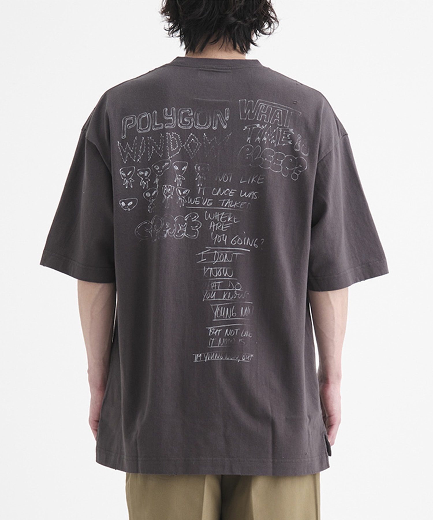 DISTRESSED TEE Maison MIHARA YASUHIRO