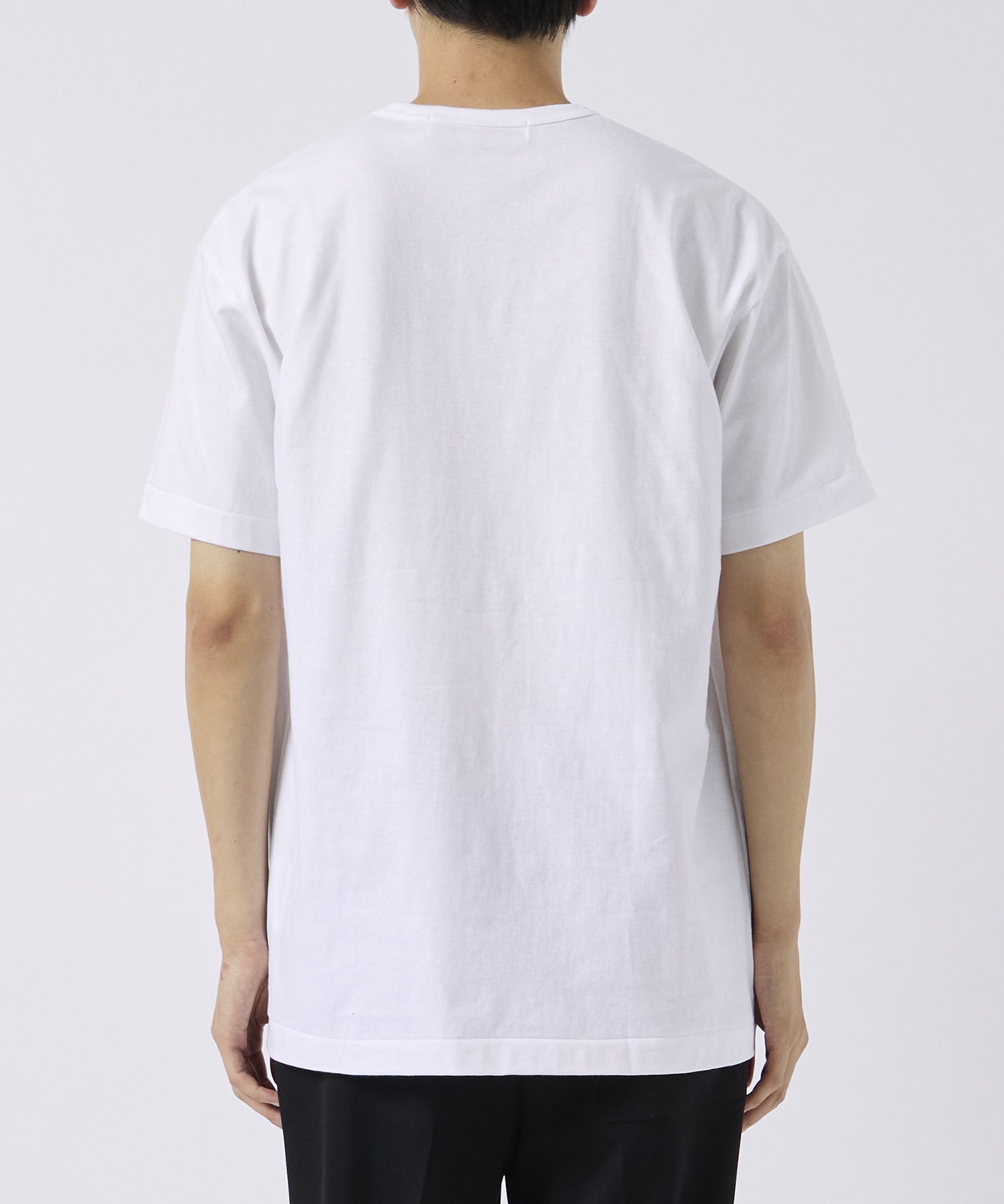 AX-T337-051 T-SHIRT LOGO PRINT PLAY COMME des GARCONS