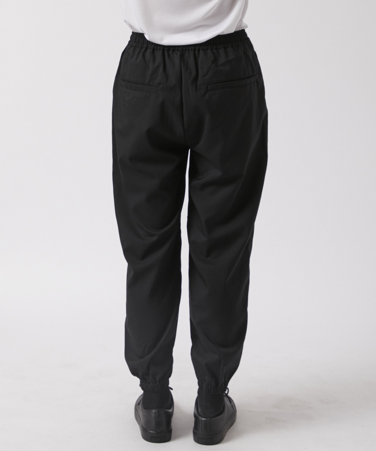 WOOL TROPICAL WIDE FIT JOGGER PANTS SOPHNET.