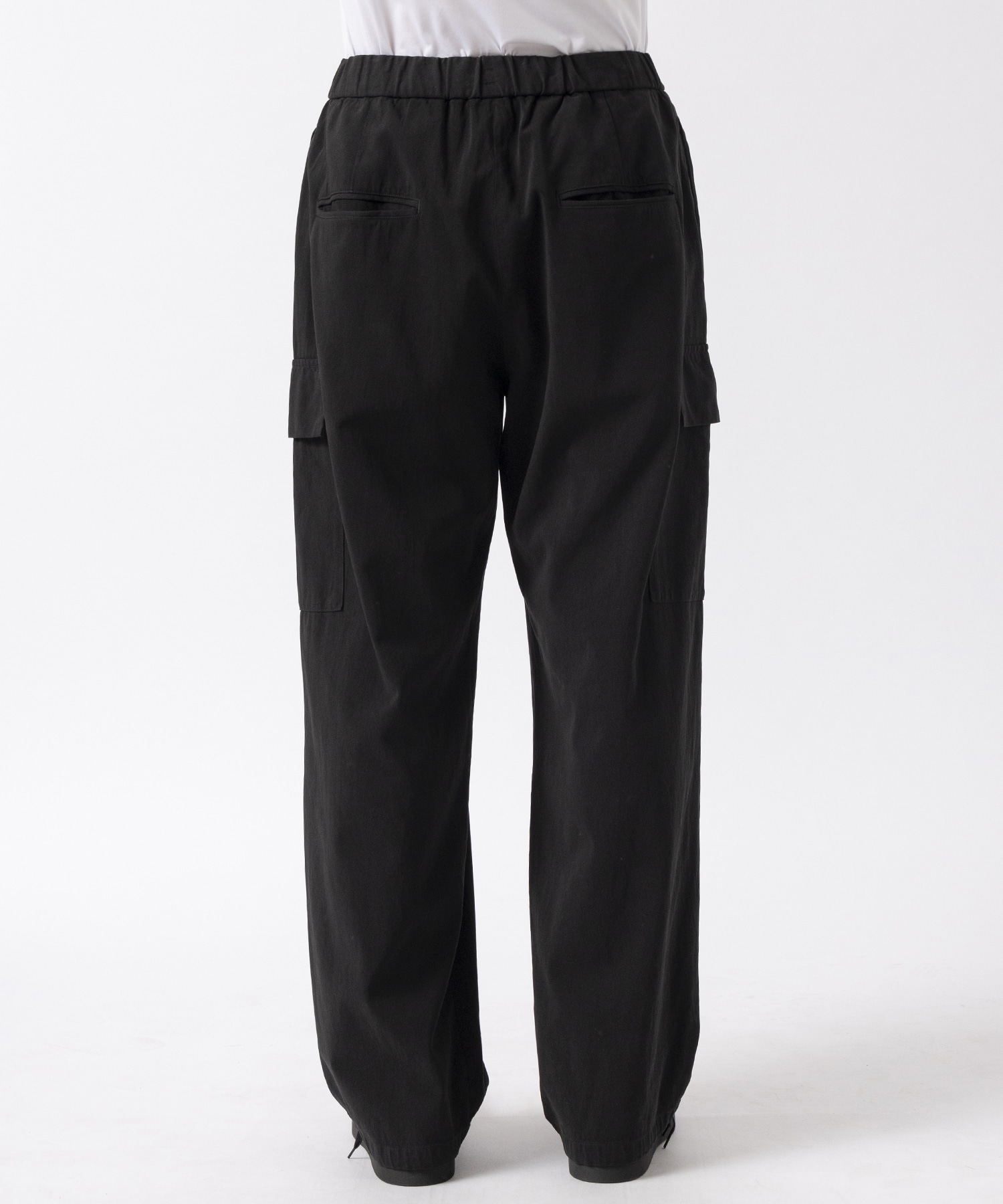 COTTON VOILE PARACHUTE CARGO PANTS ATON