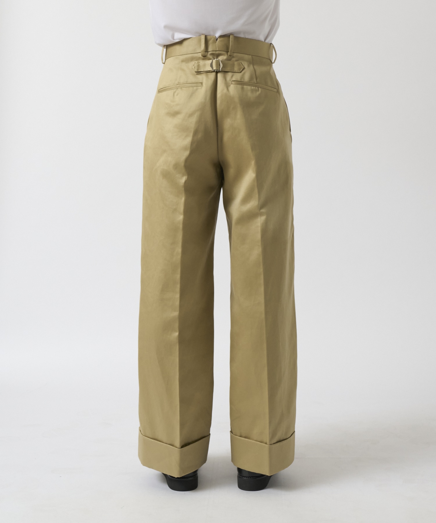 THE WORK TROUSERS KHAKI TANAKA