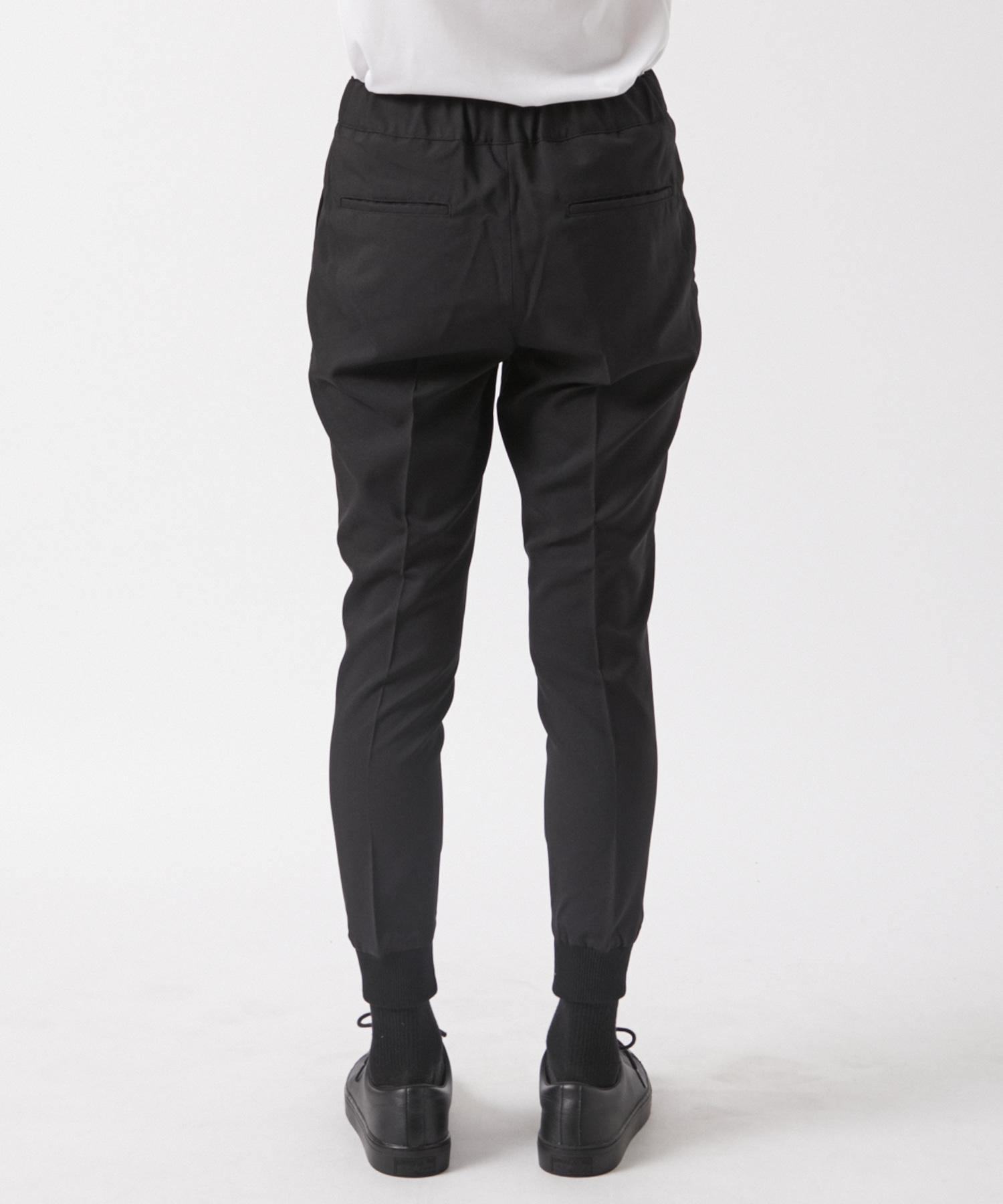 STRETCH WOVEN CLOTH SLIM FIT RIBBED PANTS SOPHNET.