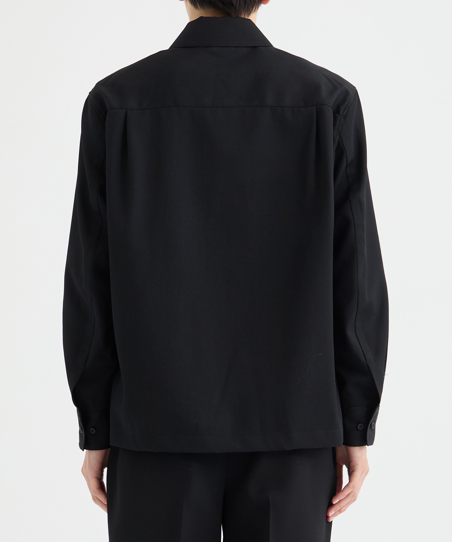 FRONT ZIP SHIRT BLOUSON YOKE