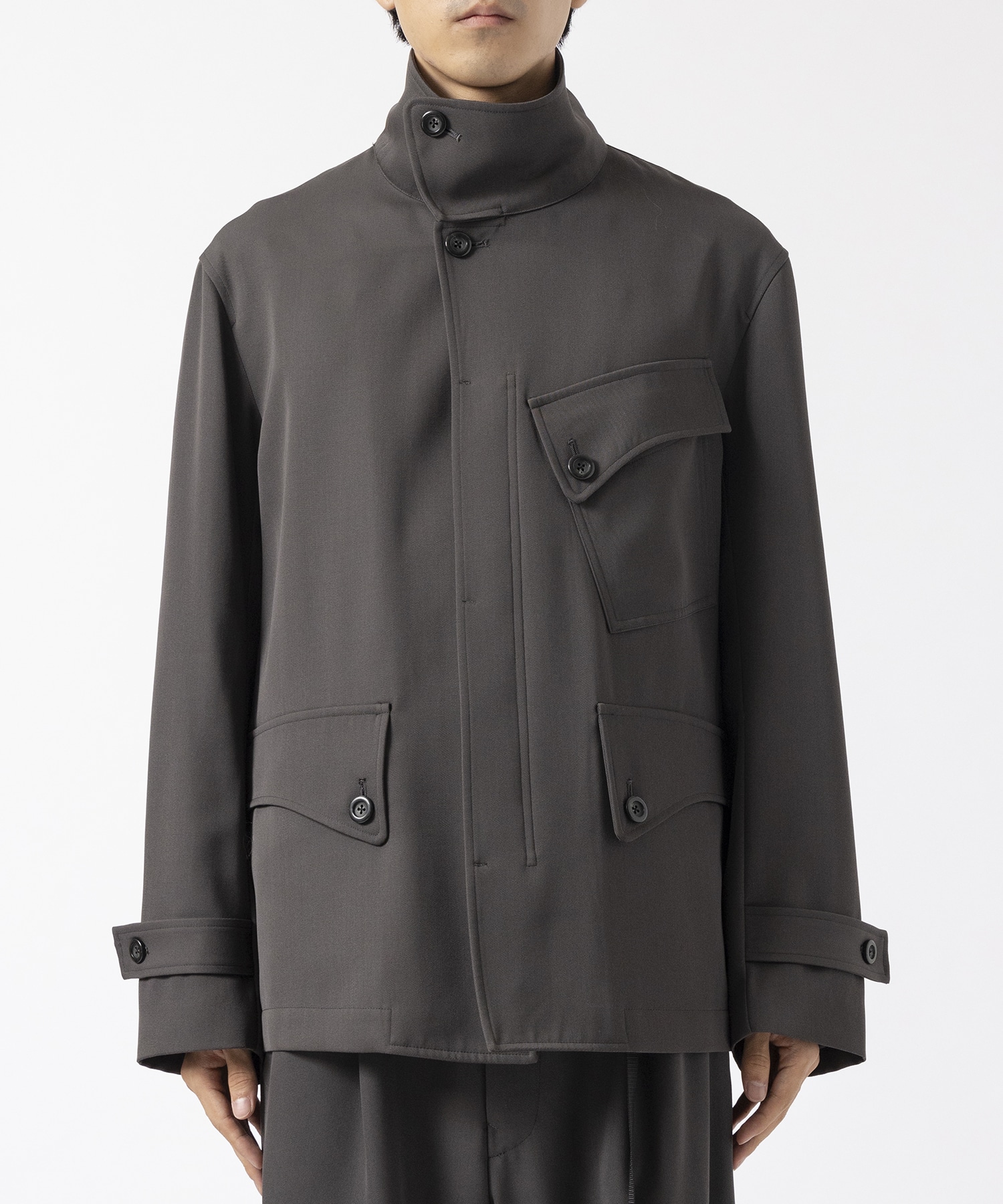 Curve Stand Collar Blouson UJOH HOMME