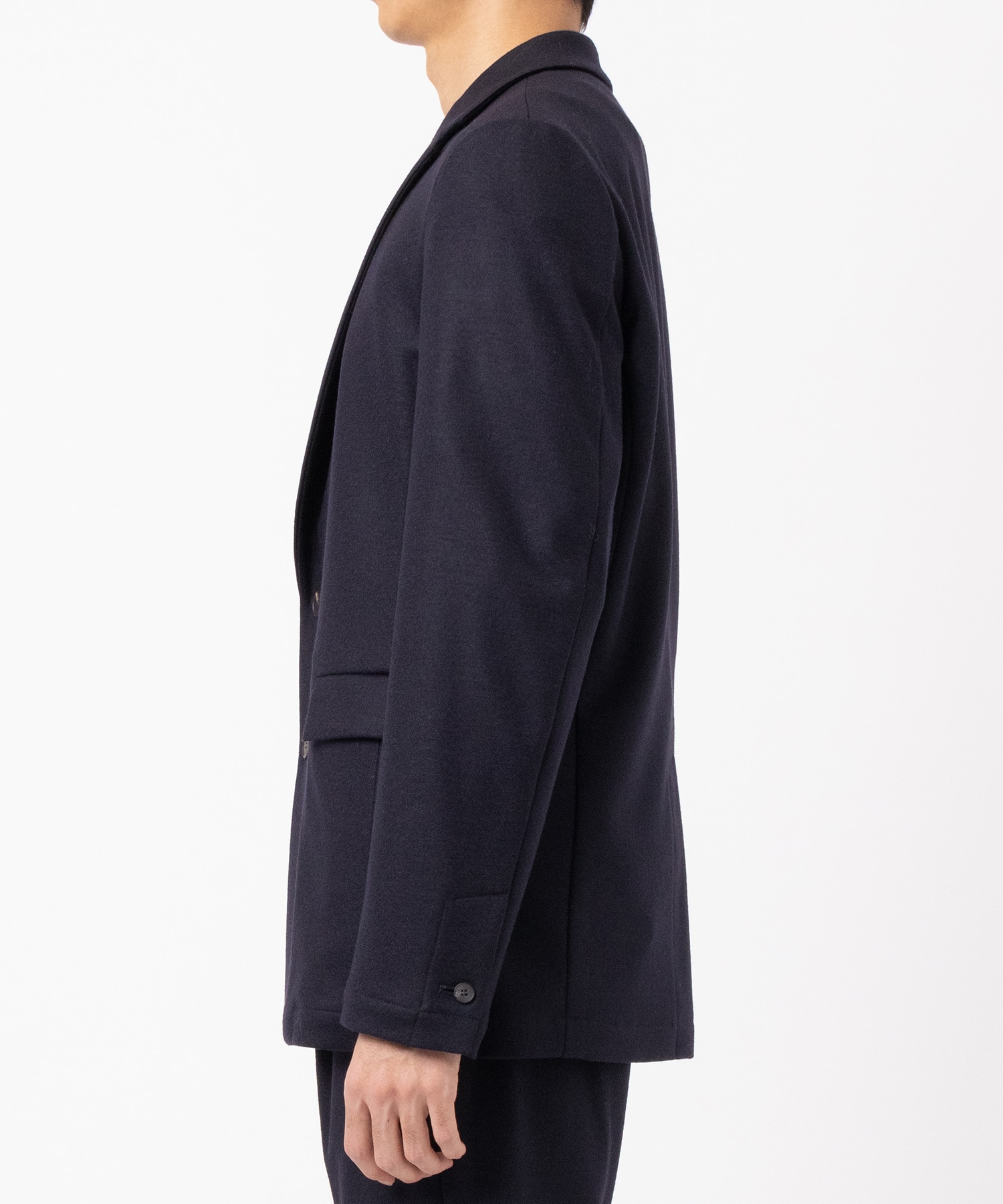 Washable Flannel Cashmere Touch Shape Jacket THE TOKYO