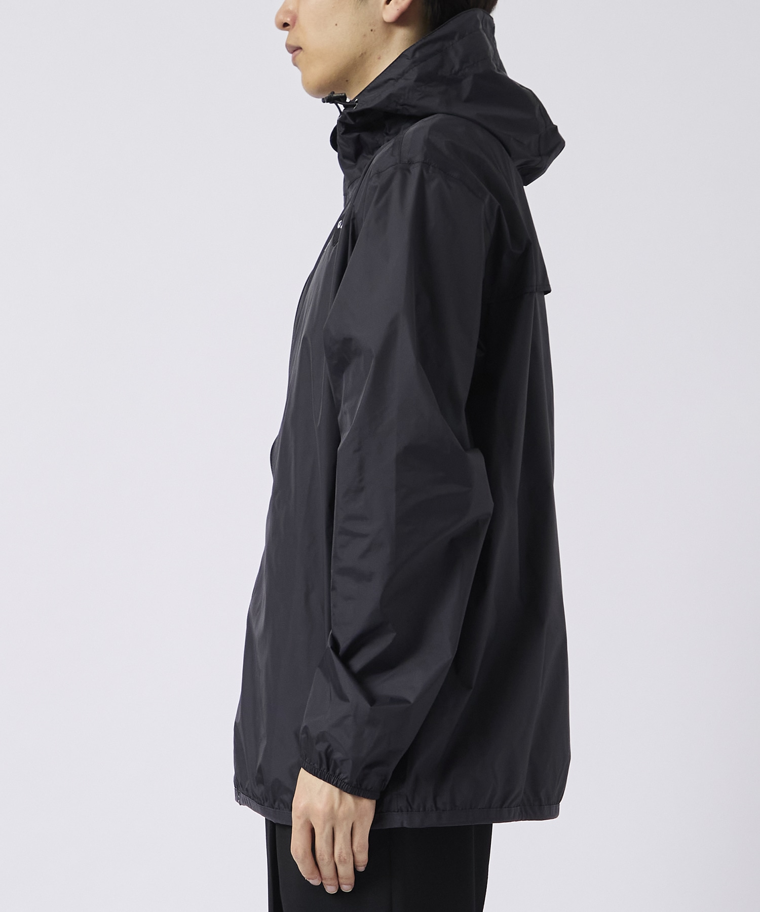 AZ-J507-051 K-WAY FULL ZIP JACKET BLACK EMBLEM PLAY COMME des GARCONS