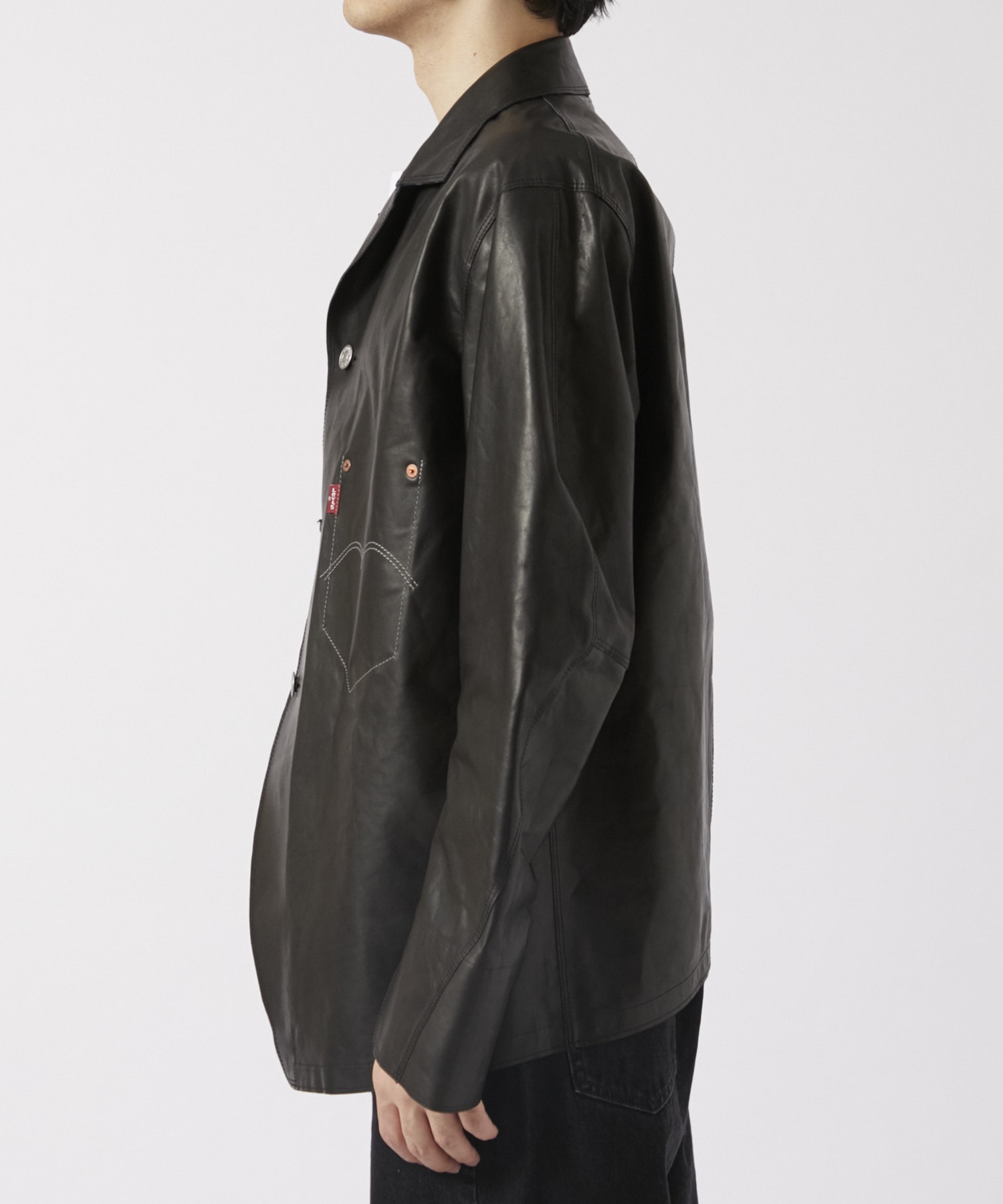 WN-J914-100×Levi`s leather jacket JUNYA WATANABE MAN