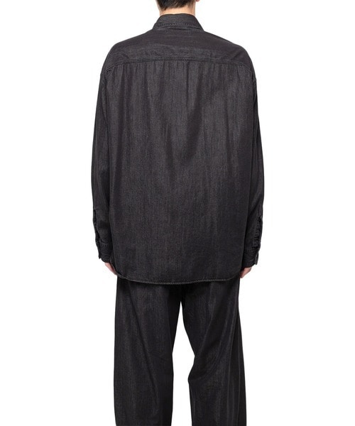 COTTON TENCEL DENIM WORK LS SHIRTS Maison MIHARA YASUHIRO