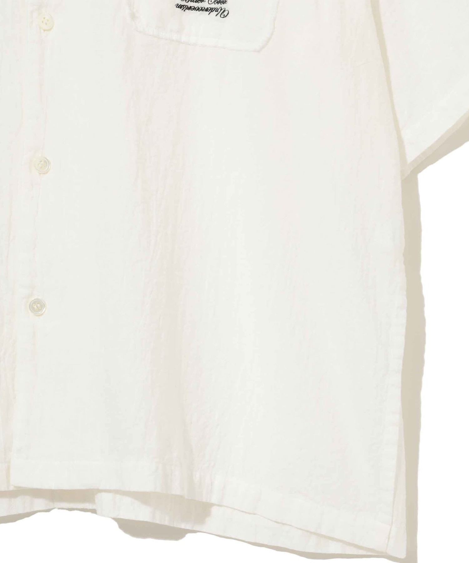 【アンダーカバー】UP1F4409 S/S Open Coller Shirts UNDERCOVER