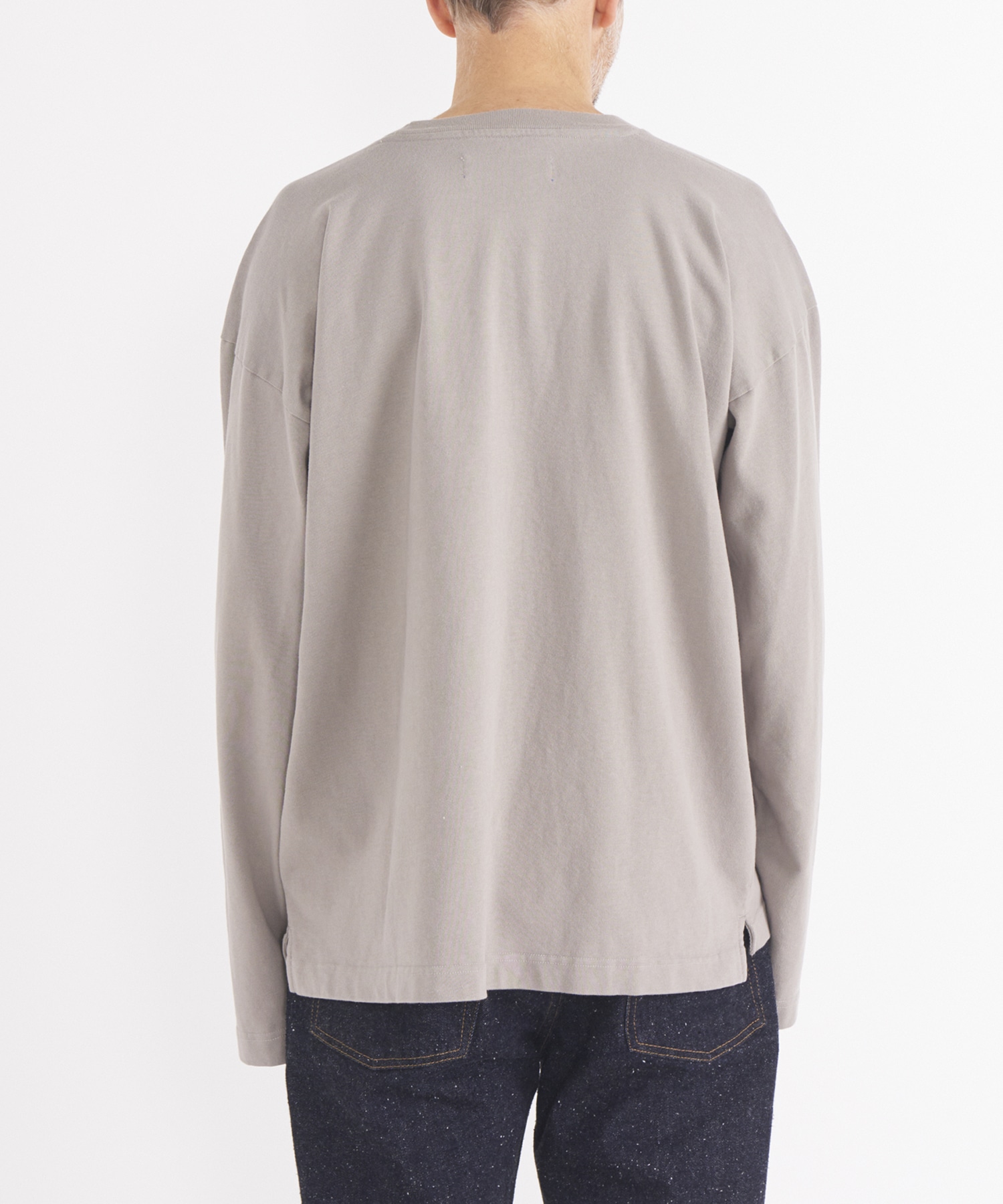 HEAVY WEIGHT JERSEY POCKET LS TEE Maison MIHARA YASUHIRO
