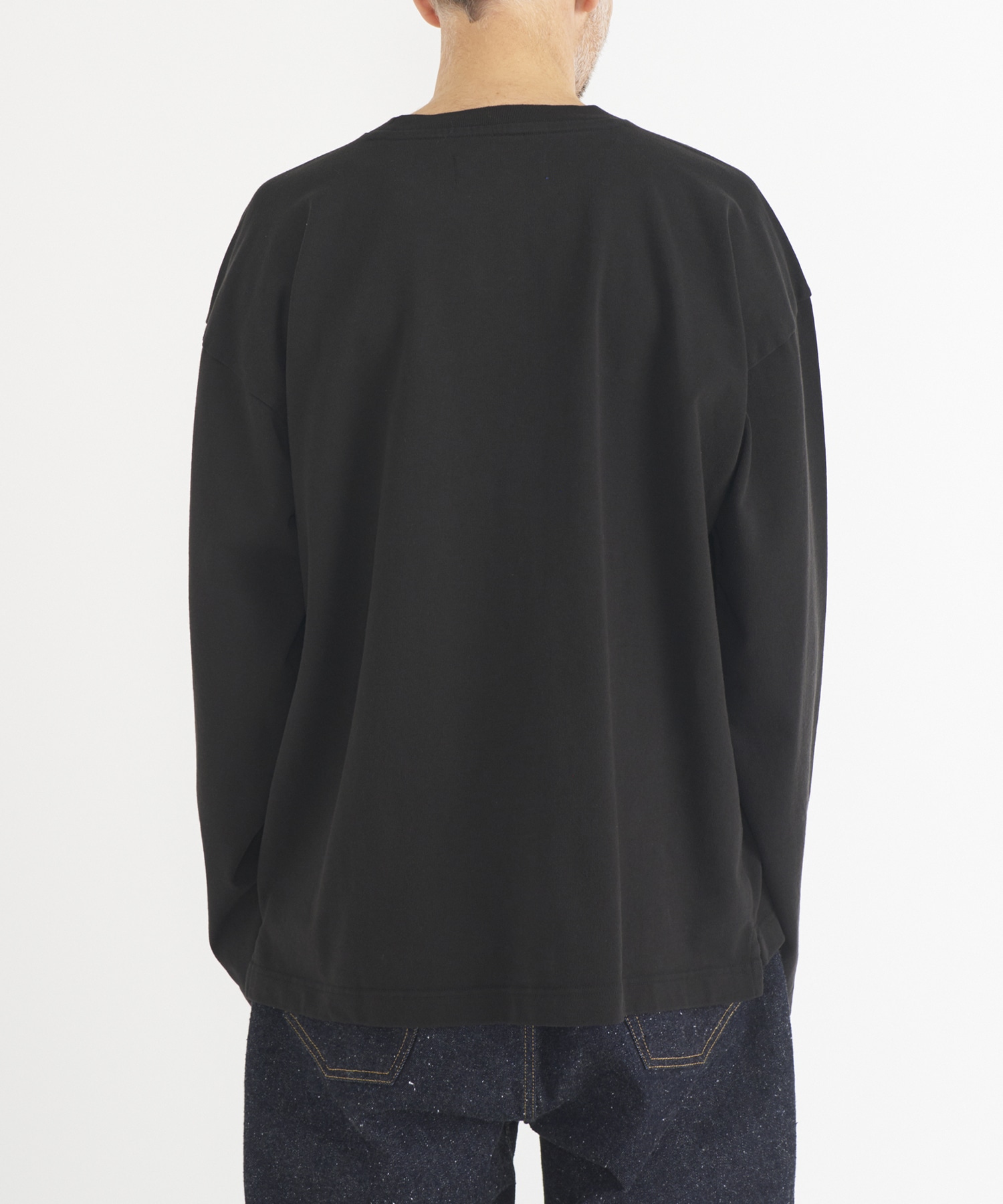 HEAVY WEIGHT JERSEY POCKET LS TEE Maison MIHARA YASUHIRO