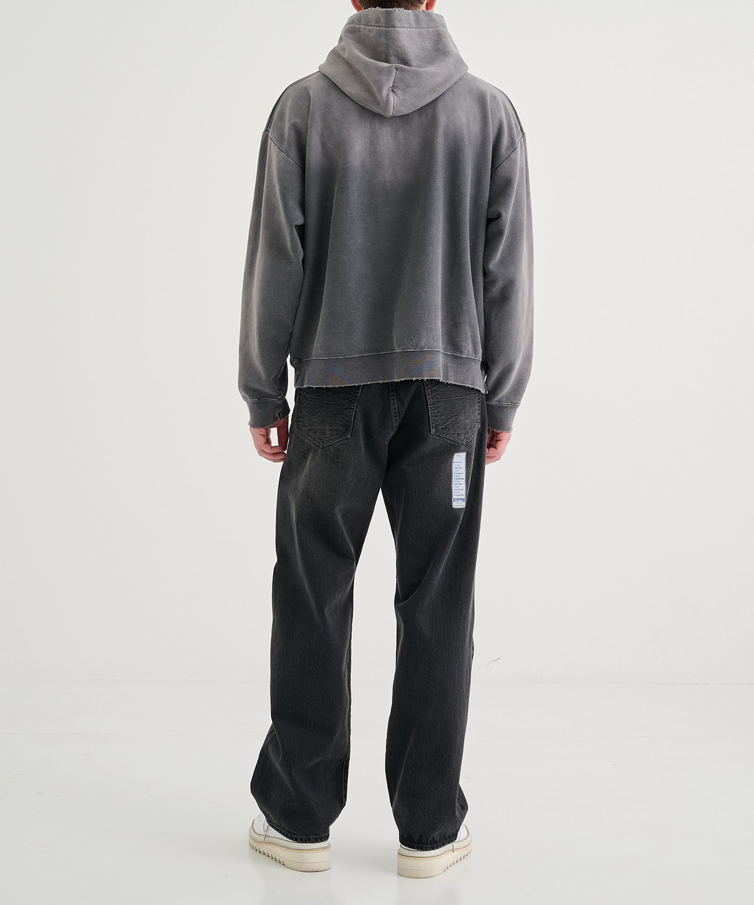 FRENCH TERRY DISTRESSED HOODIE Maison MIHARA YASUHIRO