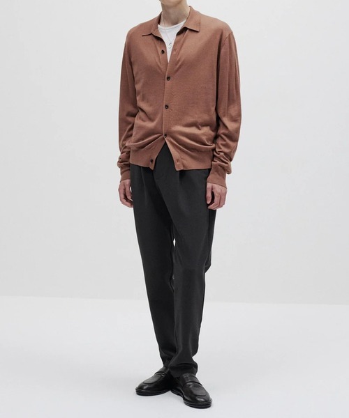 PE STRETCH DOUBLE CLOTH REGULAR FIT EASY TROUSERS ATTACHMENT