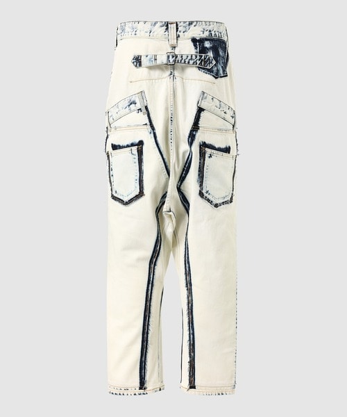 綿綿デニム 製品加工 Bleach pants JUNYA WATANABE MAN