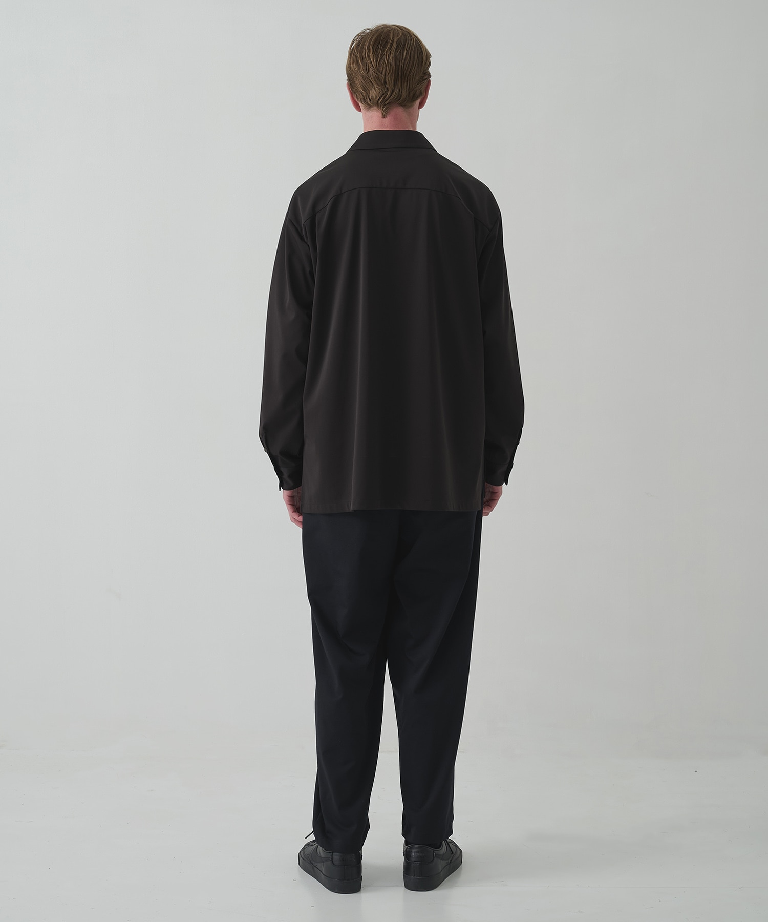 MATTE WASHABLE HIGH FUNCTION JERSEY WIDE TAPERED PANTS THE TOKYO