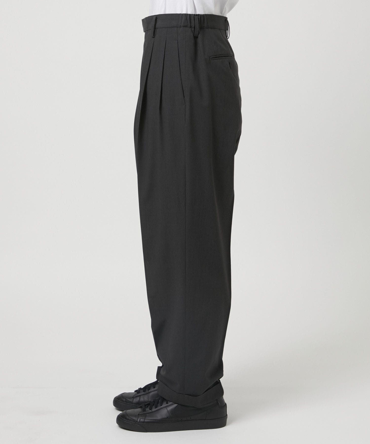 TWO TUCKS TAPERED TROUSERS IRENISA