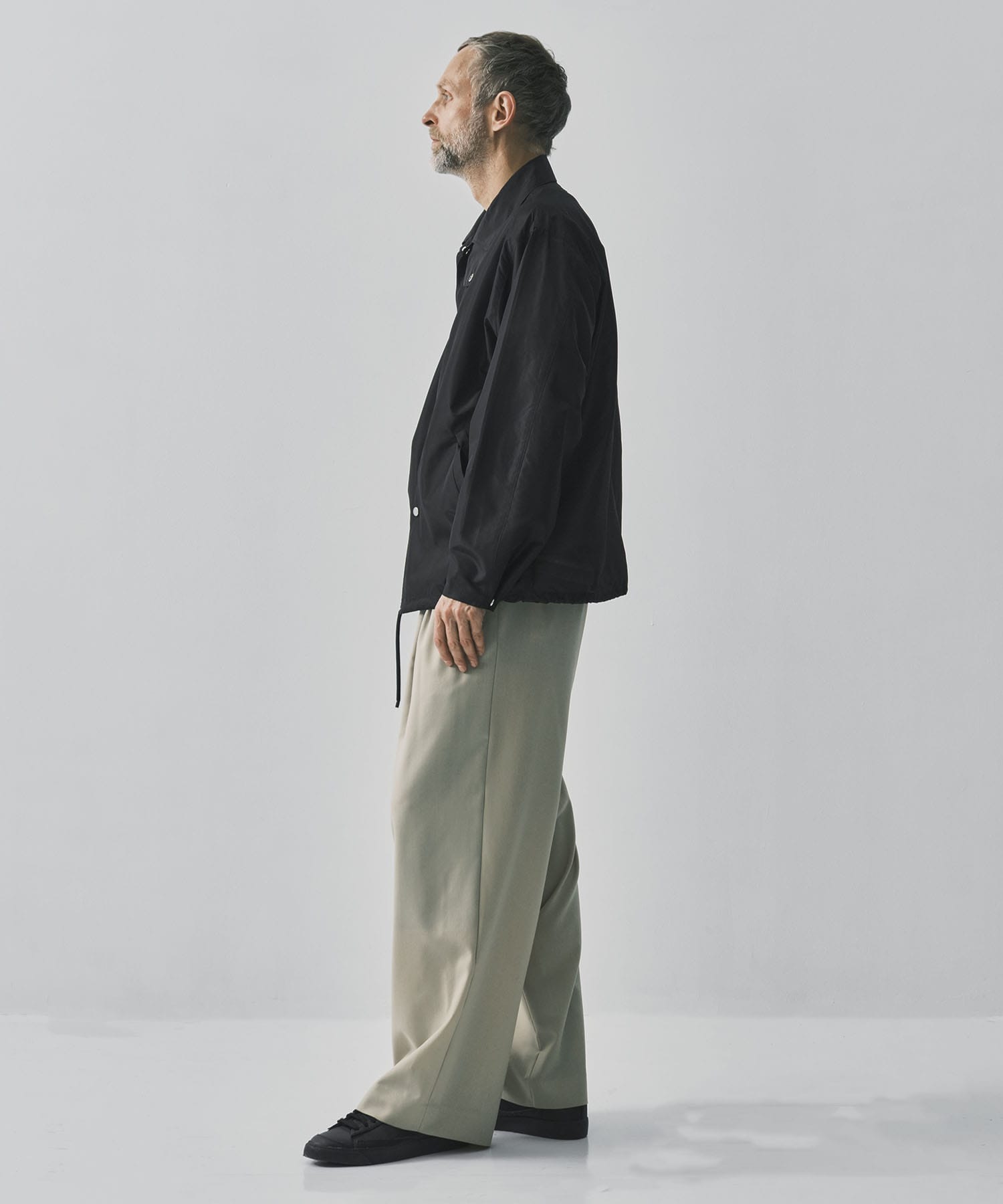 TRIPLE PLEATED WIDE TROUSERS MARKAWARE