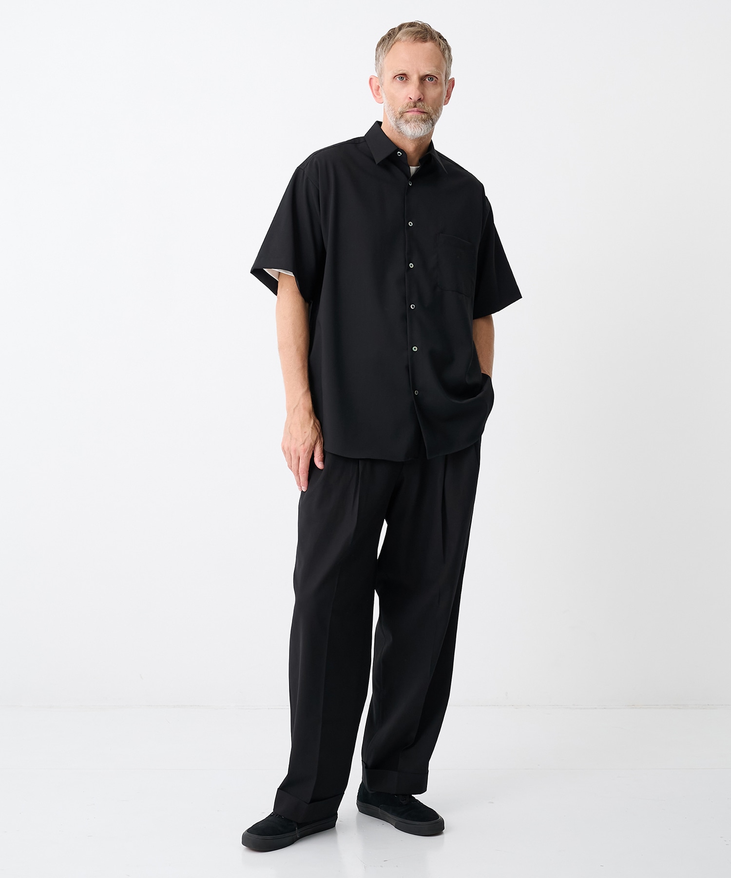 DOUBLE PLEATED SEMI EASY TROUSERS MARKAWARE