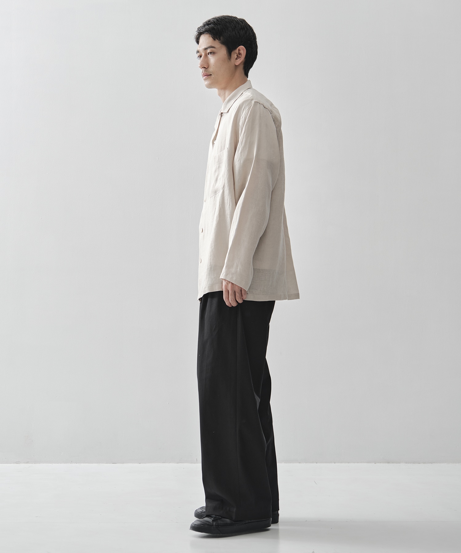 COMFORT FIT OPEN COLLAR SHIRT MARKAWARE