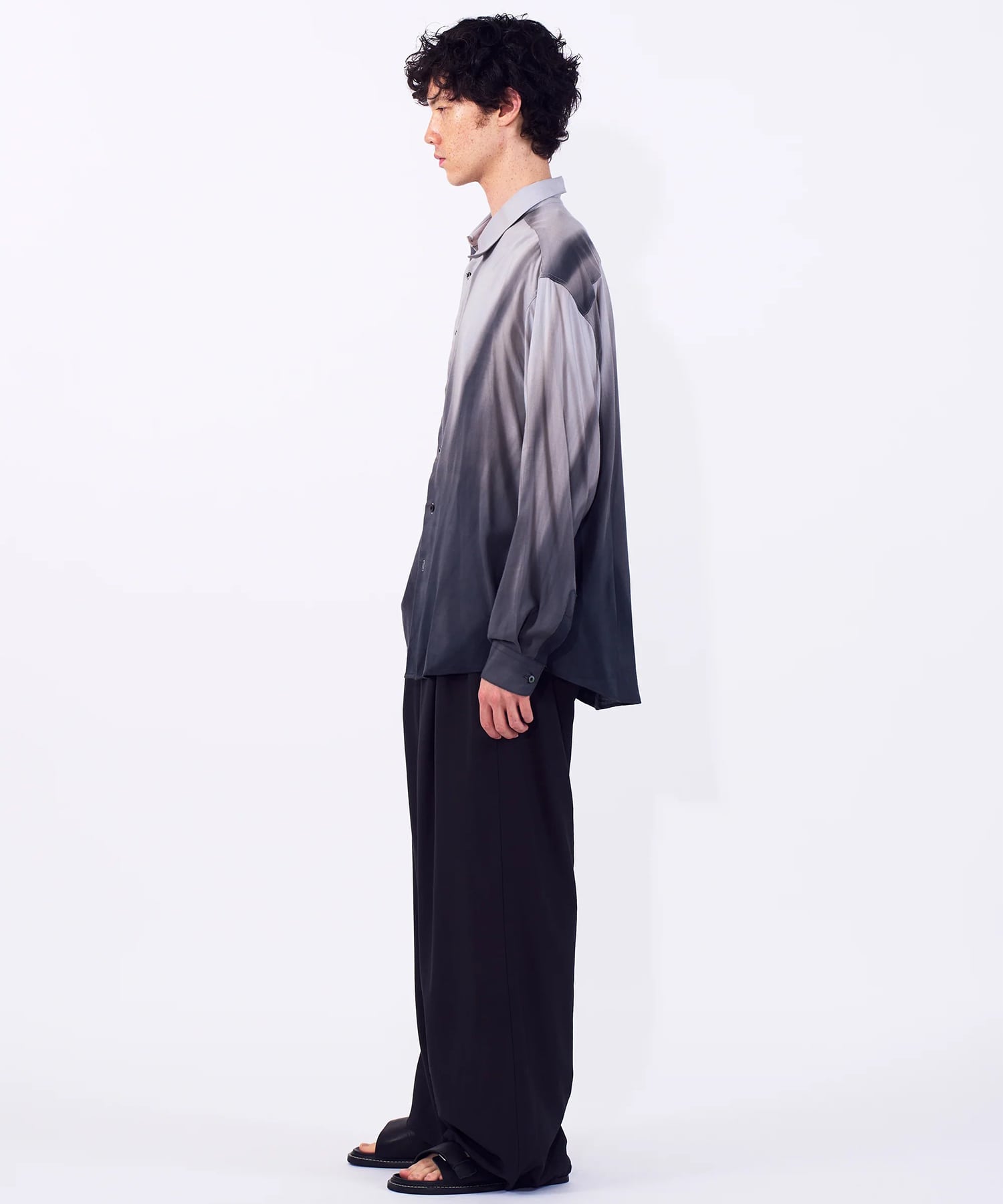 【ヨーク】Hand Painted Lawn Loose Fit Shirt YOKE