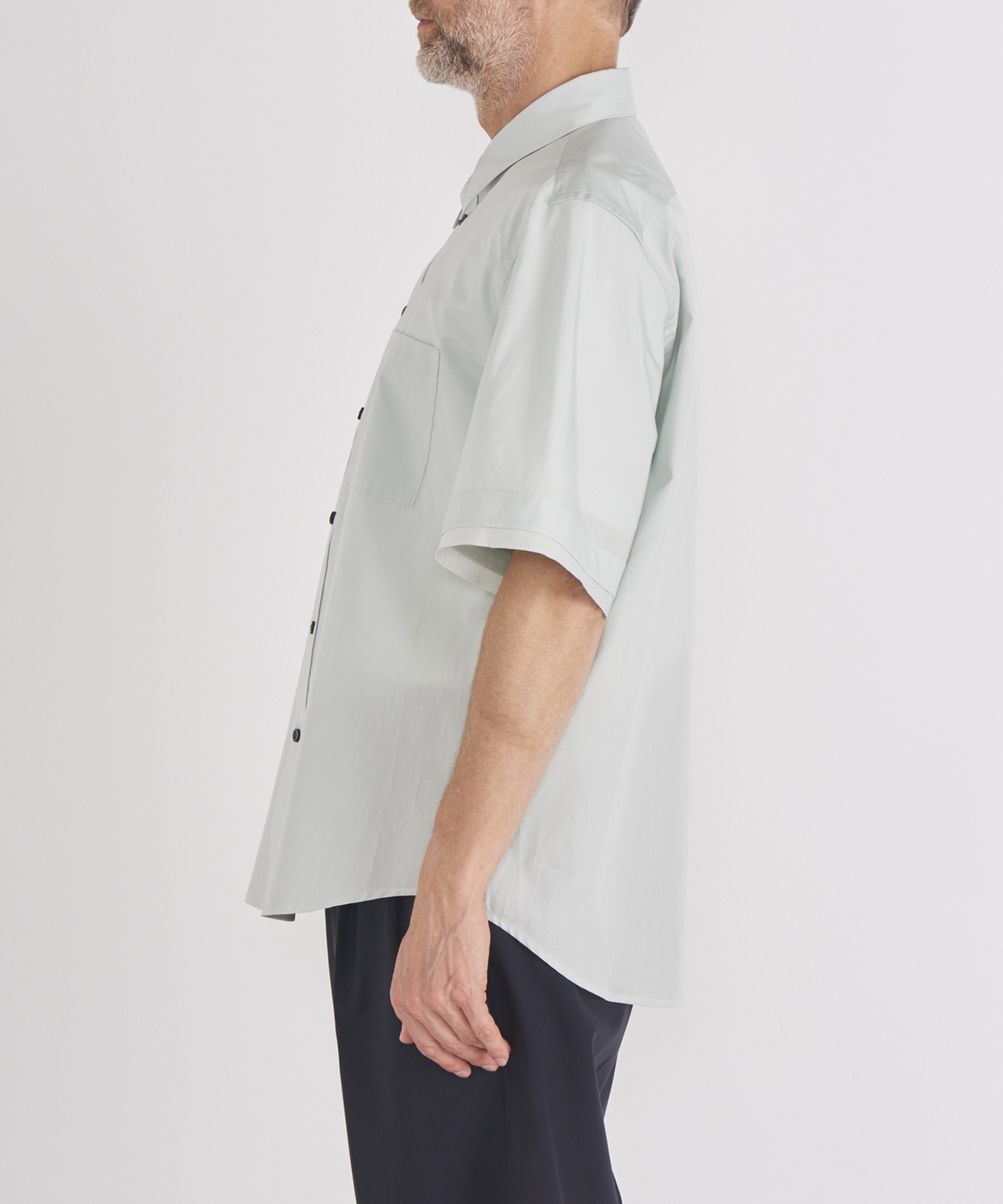 【イレニサ】REGULAR COLLAR SHORT-SLEEVED SHIRT IRENISA