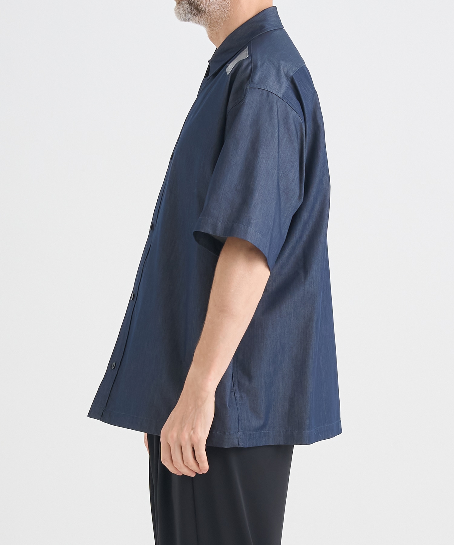 9251-SH50-008 DENIM S/S SHIRT N.HOOLYWOOD