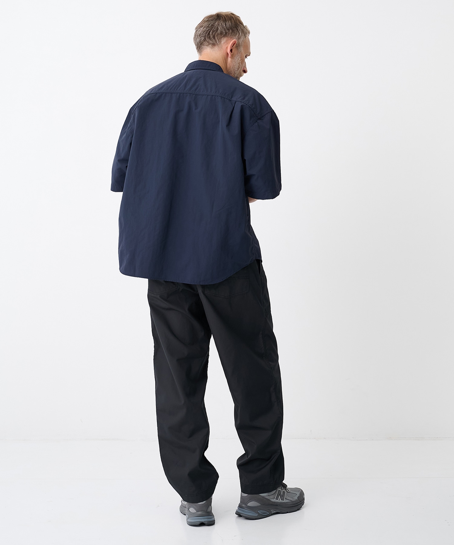 【コムデギャルソンオム】ナイロンタッサー S/S Shirts COMME des GARCONS HOMME