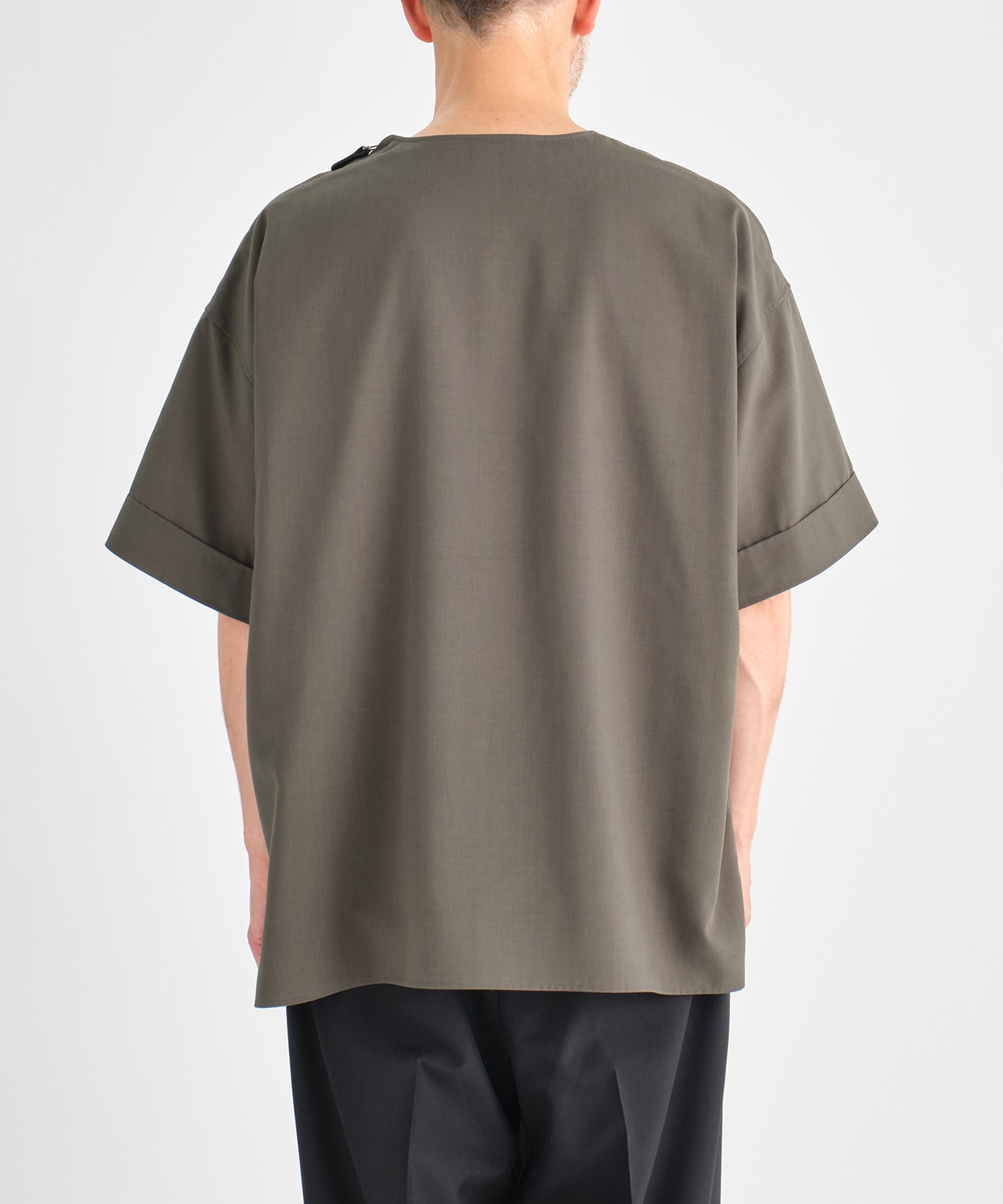 THE SIDE ZIP PULLOVER SHIRT SHORT SLEEVE THE RERACS