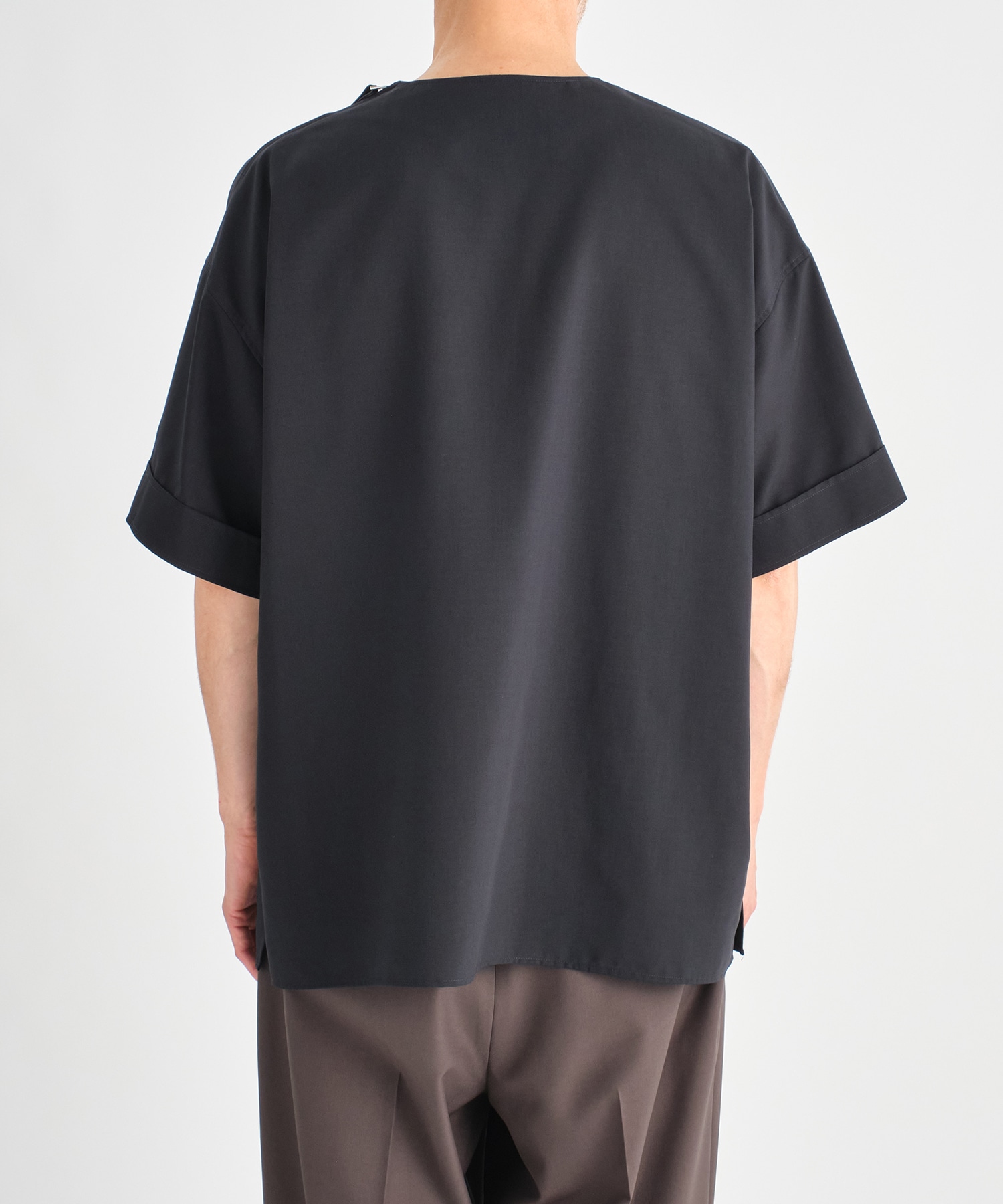 THE SIDE ZIP PULLOVER SHIRT SHORT SLEEVE THE RERACS