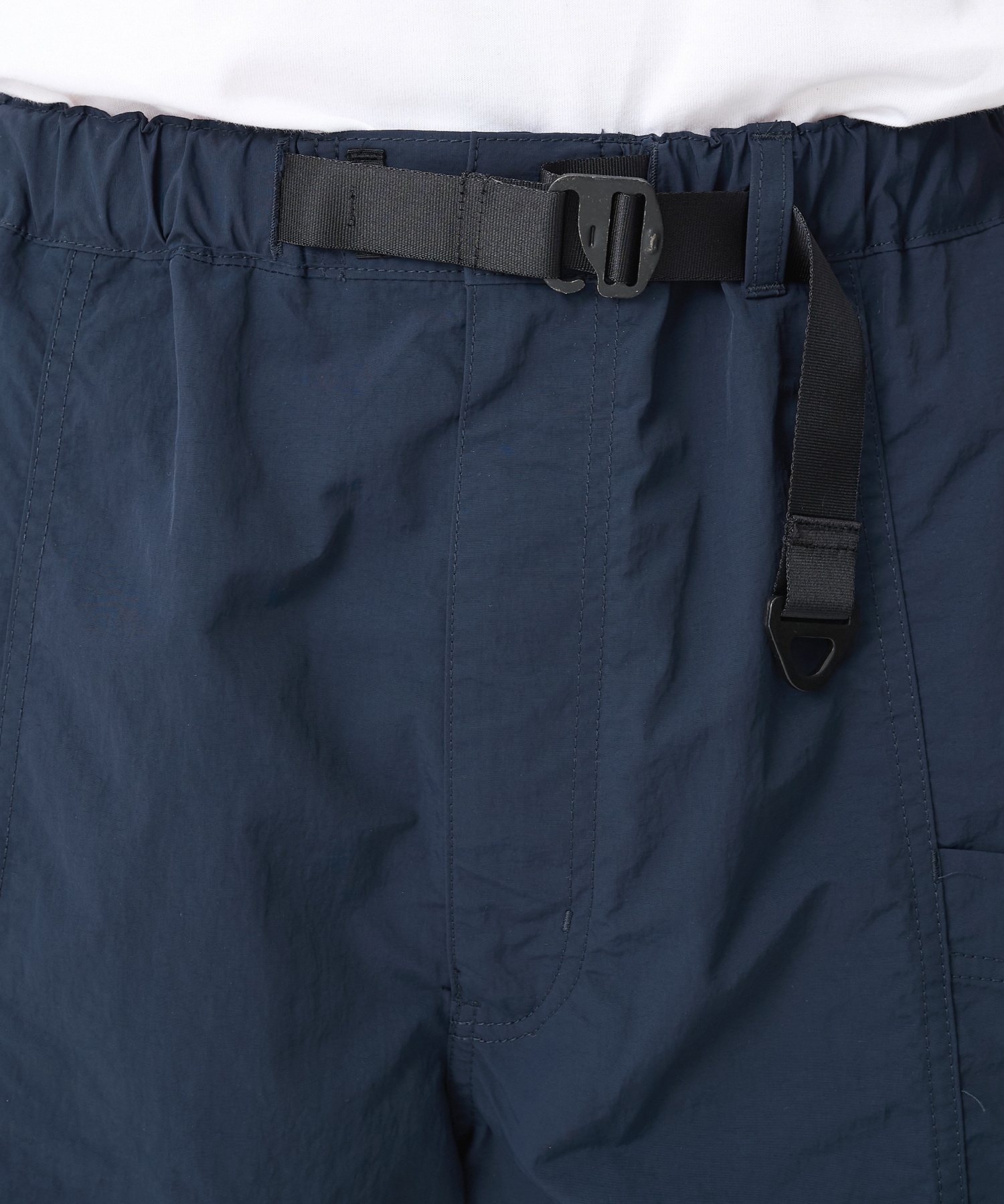 【コムデギャルソンオム】ナイロンタッサー Belt Shorts COMME des GARCONS HOMME