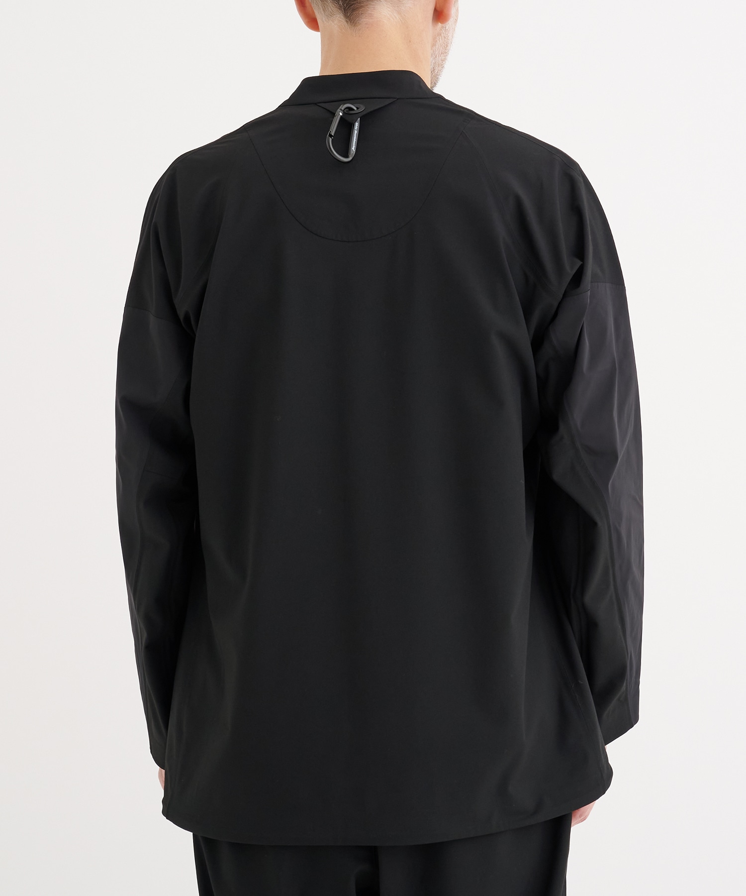 別注 STRETCHED HYBRID NO COLLAR JACKET White Mountaineering