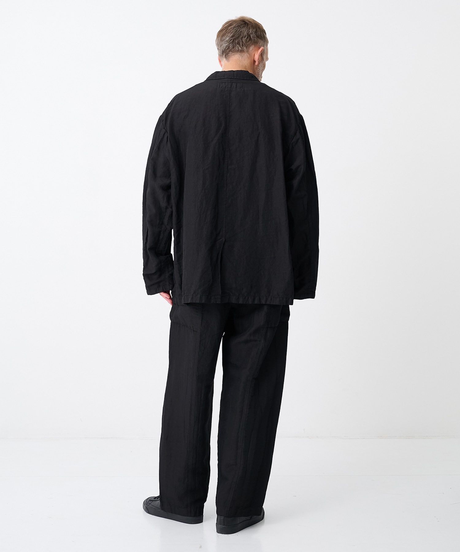 【コムデギャルソンオム】HQ-J026-051 エステルリネンギャバ 製品染 3B Jacket COMME des GARCONS HOMME
