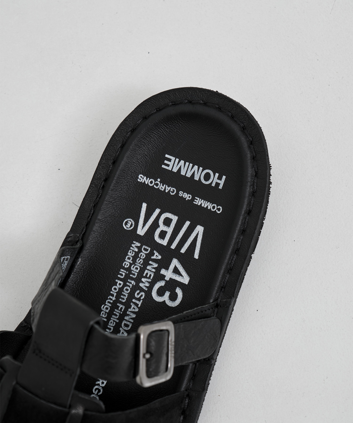 HQ-K106-001 ステアスムース×スウェード VIBA Gurkha Sandal COMME des GARCONS HOMME
