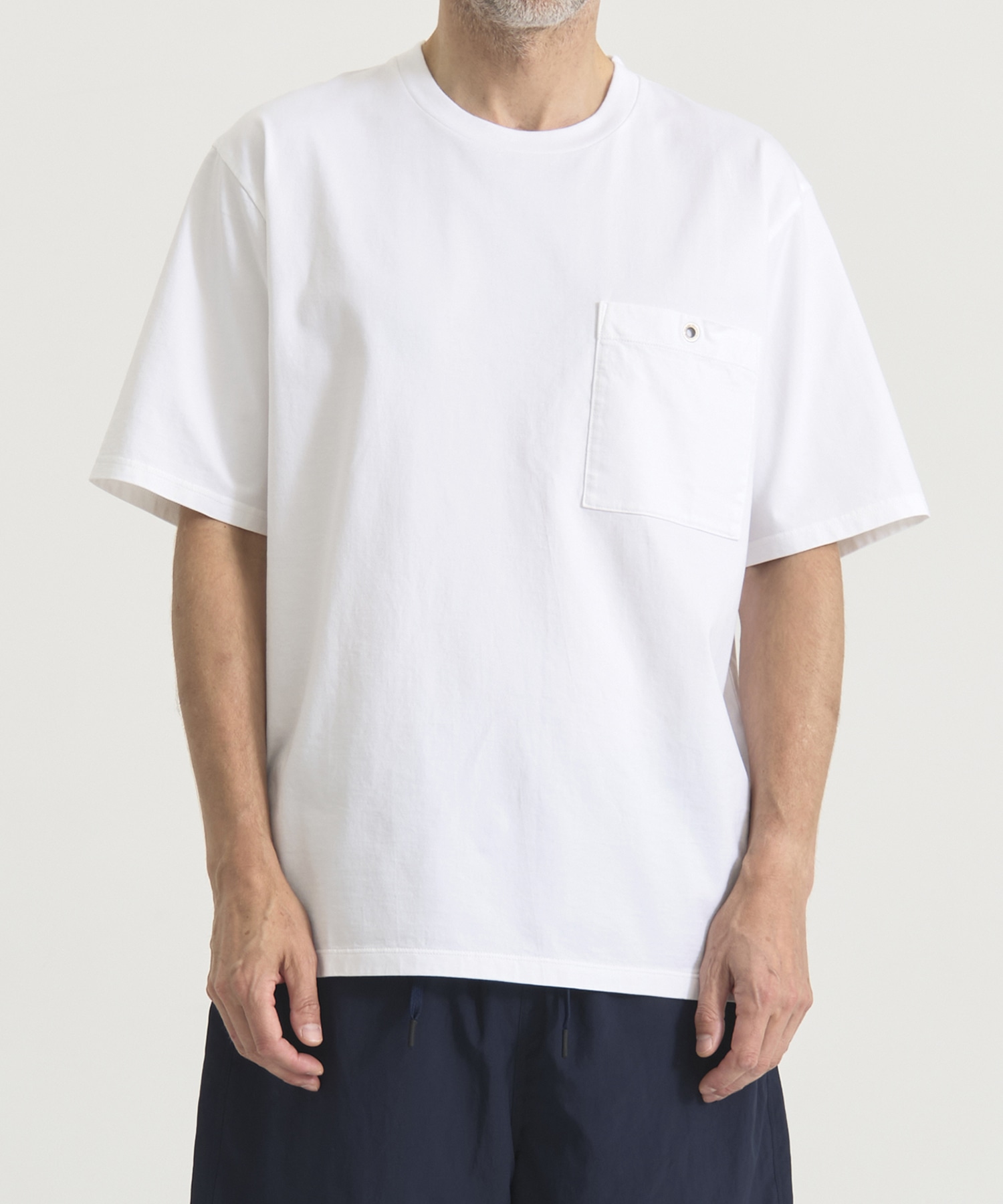 別注 ONE EYELET POCKET TEE White Mountaineering