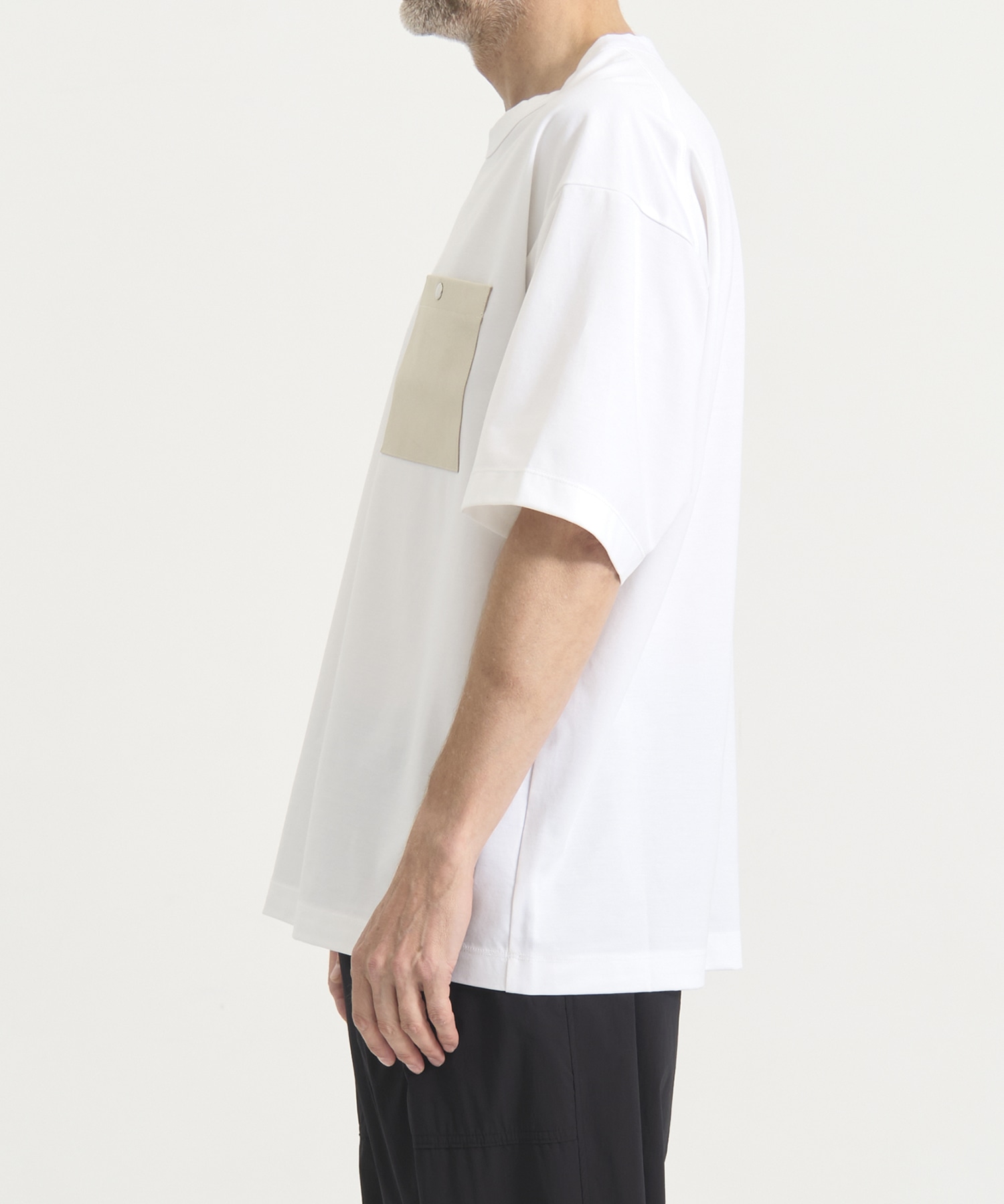 『もう、汗らない』SOLOTEX Jersey Washable Neo Leather Pocket T-Shirts THE TOKYO