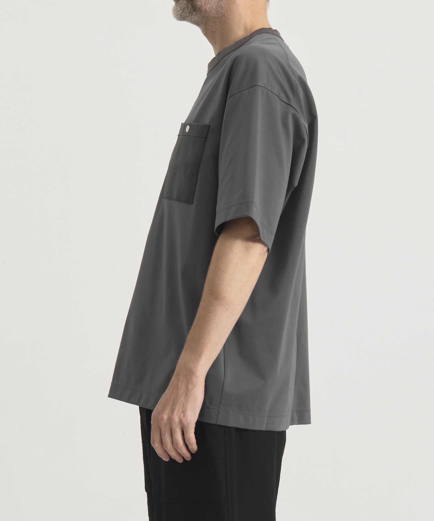 『もう、汗らない』SOLOTEX Jersey Washable Neo Leather Pocket T-Shirts THE TOKYO