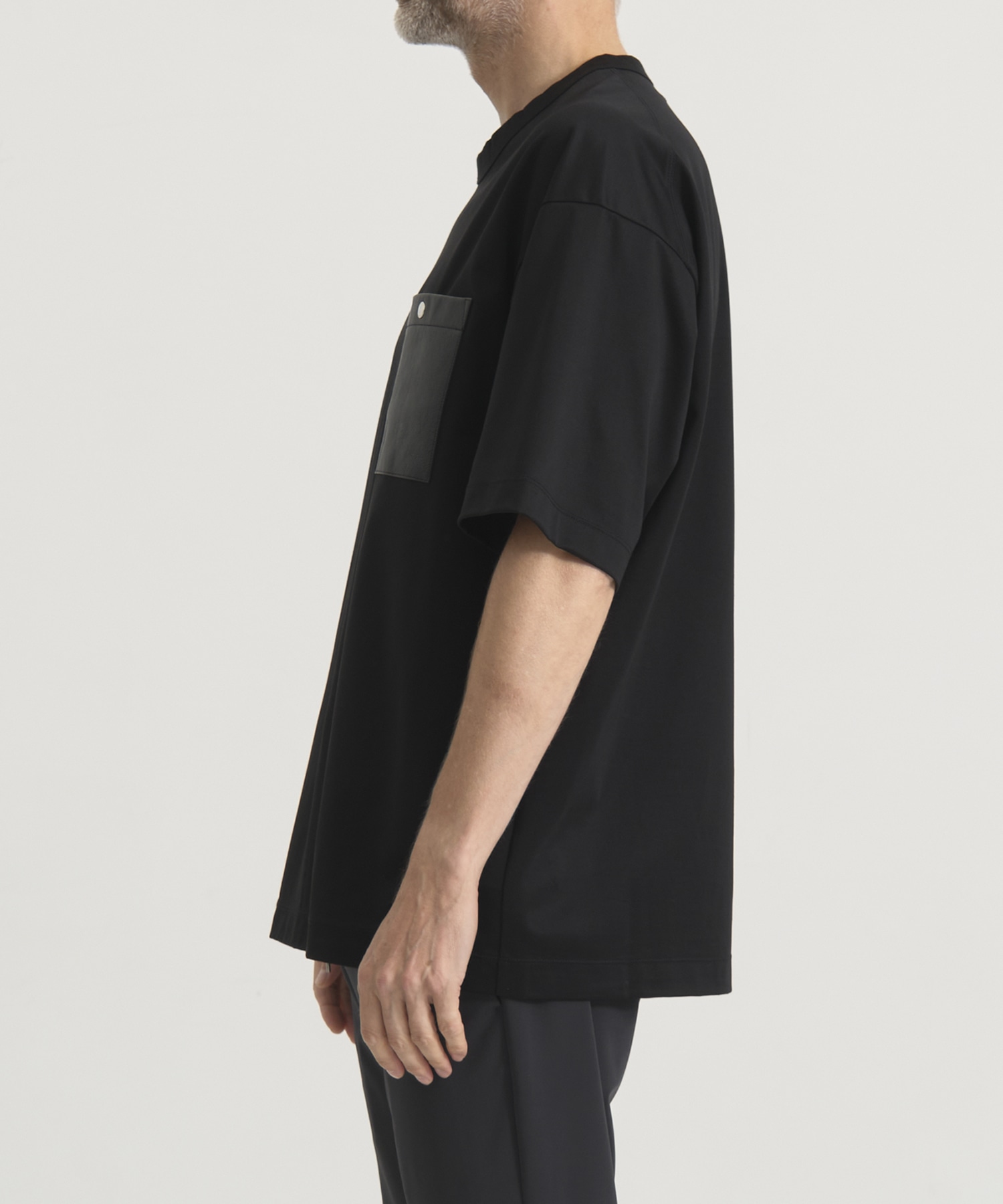 『もう、汗らない』SOLOTEX Jersey Washable Neo Leather Pocket T-Shirts THE TOKYO