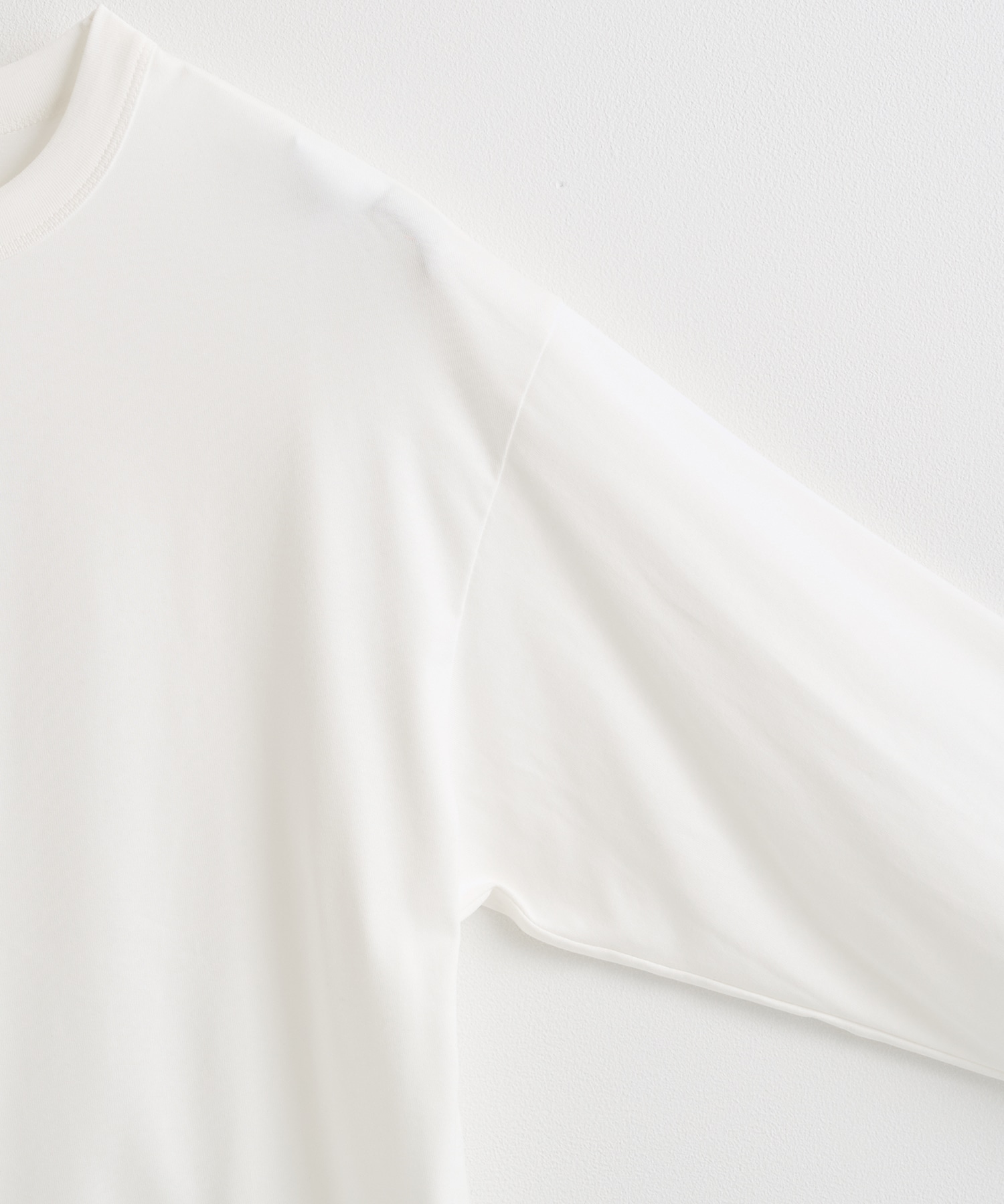 COTTON JERSEY LONG SLEEVE T-SHIRT CINOH