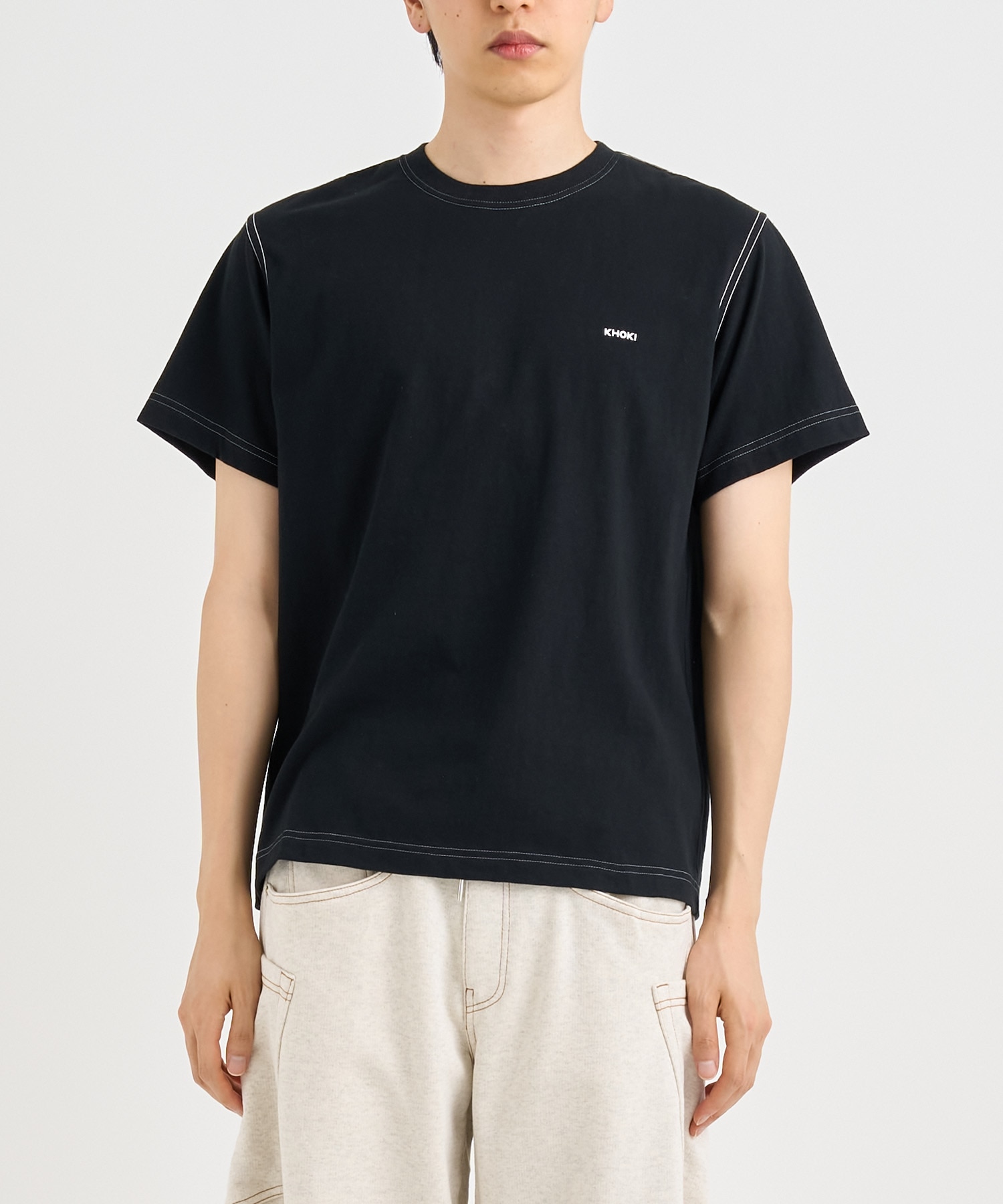 Printed T-shirt KHOKI