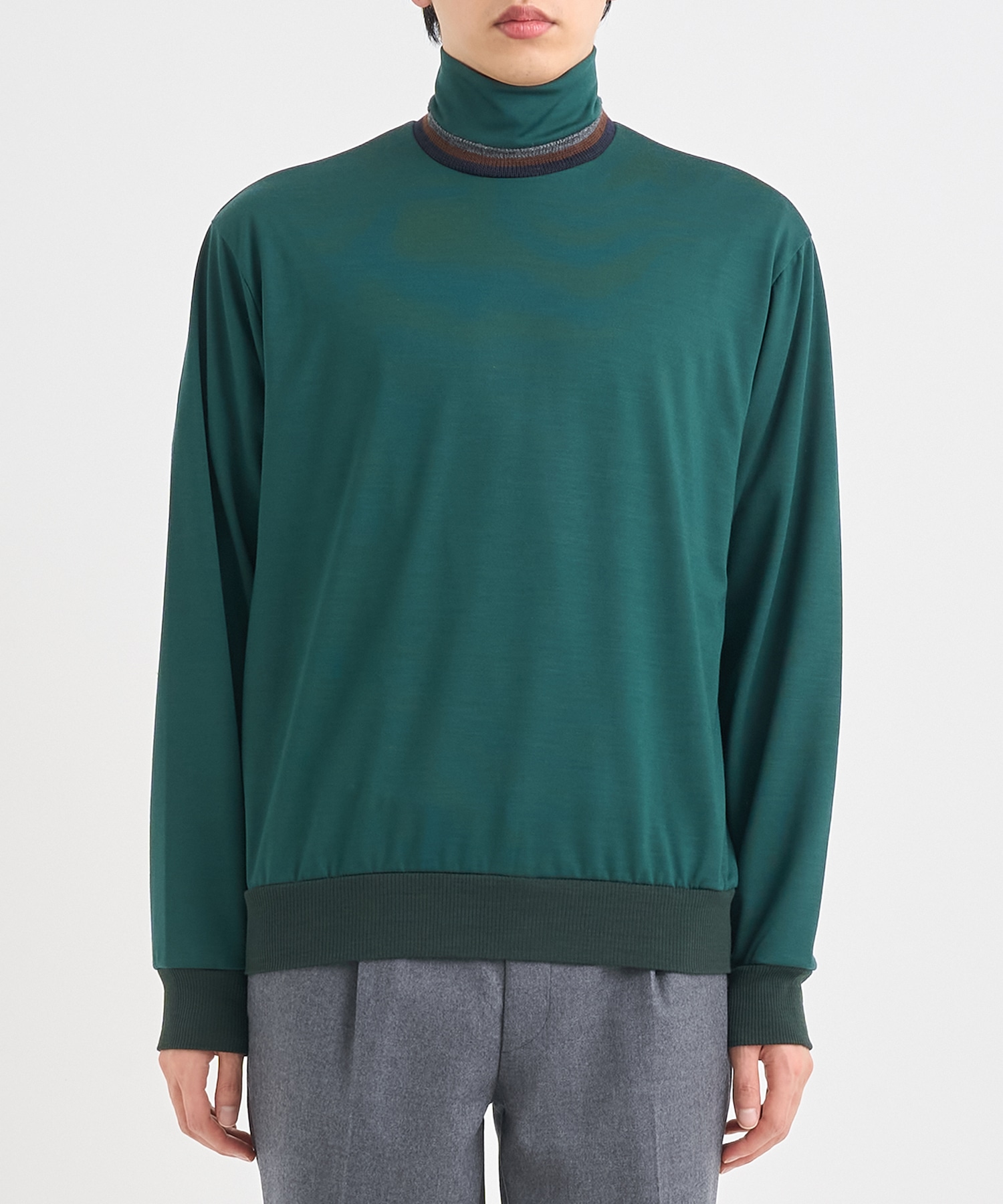 25WCM-T10206 L/S TURTLENECK KNIT kolor
